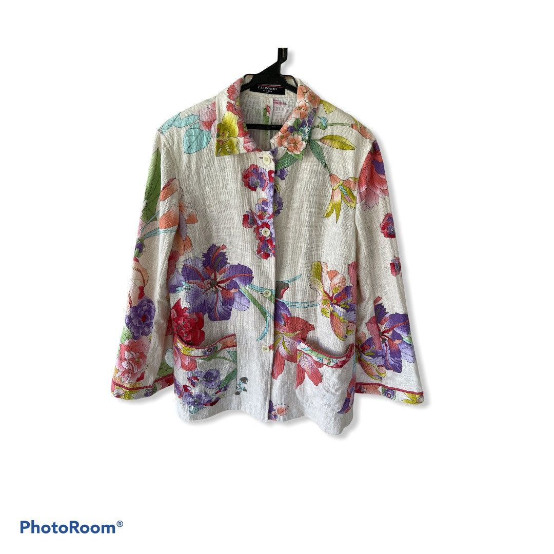 Japanese Brand LEONARD PARIS COAT JAPAN Size US XS / EU 42 / 0 - 1 Thumbnail