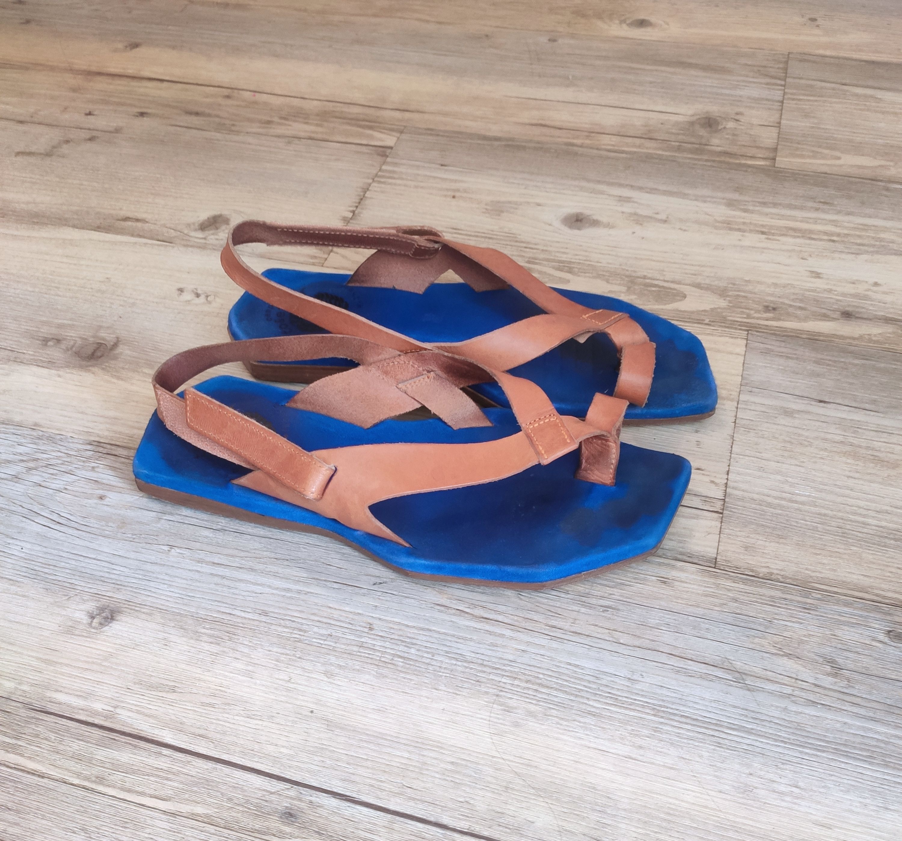 Bernhard Willhelm × Camper SS11 sandals.Like Raf Simons or Vivienne Westwood. Size US 10 / EU 43 - 4 Thumbnail