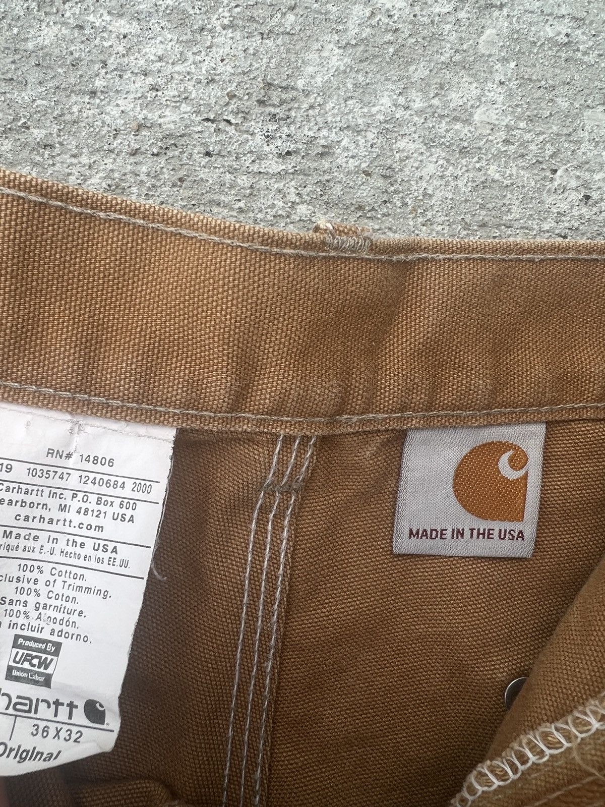 Carhartt × Vintage Vintage Carhartt Double Knee Made in USA Size US 36 / EU 52 - 5 Thumbnail