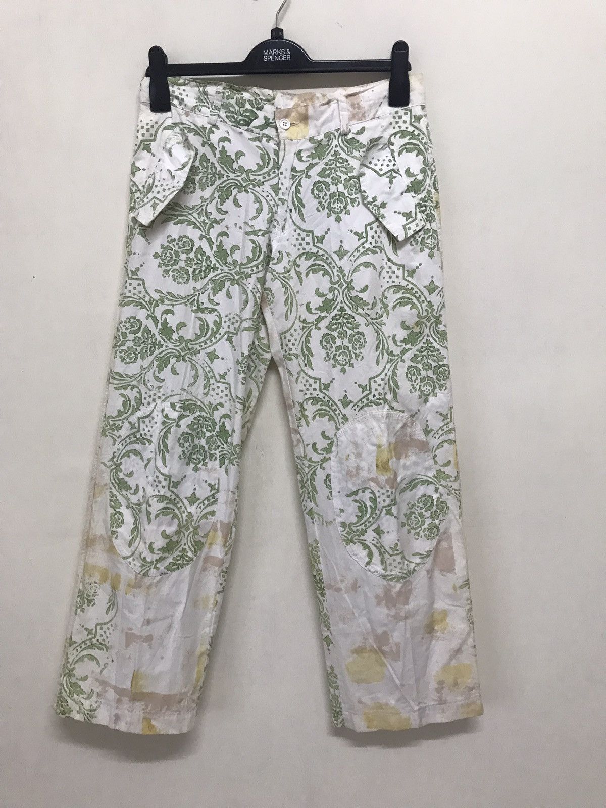 Other ITALY DESIGN AGR FLORAL PANTS RARE Size US 31 - 1 Thumbnail