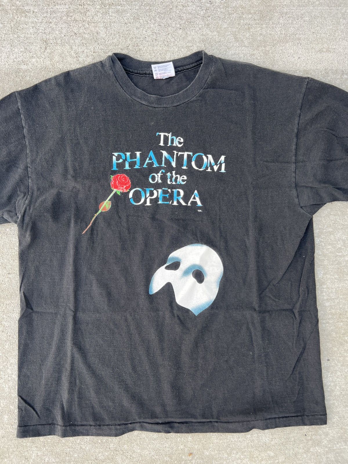 Vintage Vintage 90's Phantom of the Opera Tee Size US XL / EU 56 / 4 - 2 Thumbnail