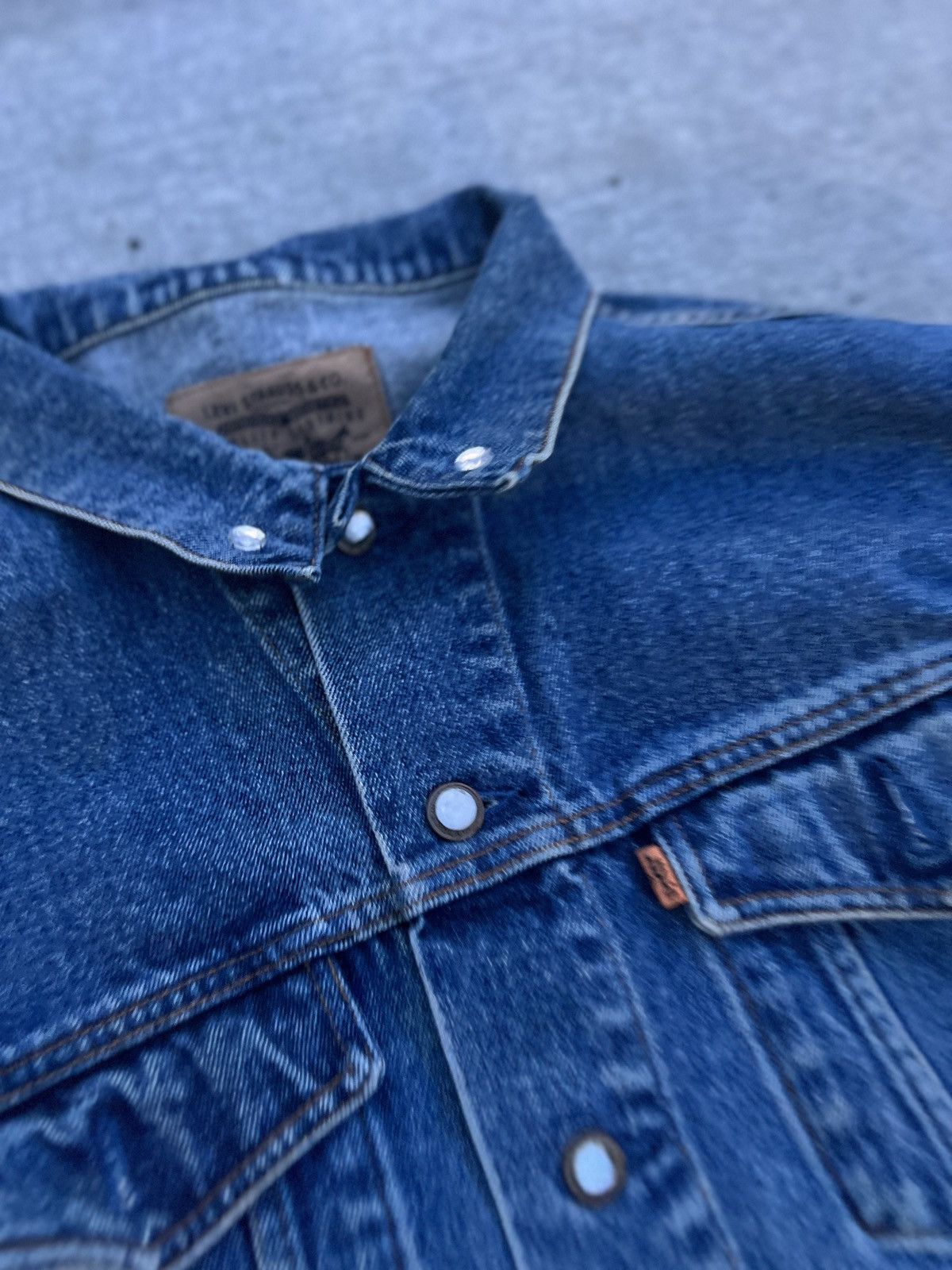 Vintage Levis Vegas Pearl Studded Denim Jacket