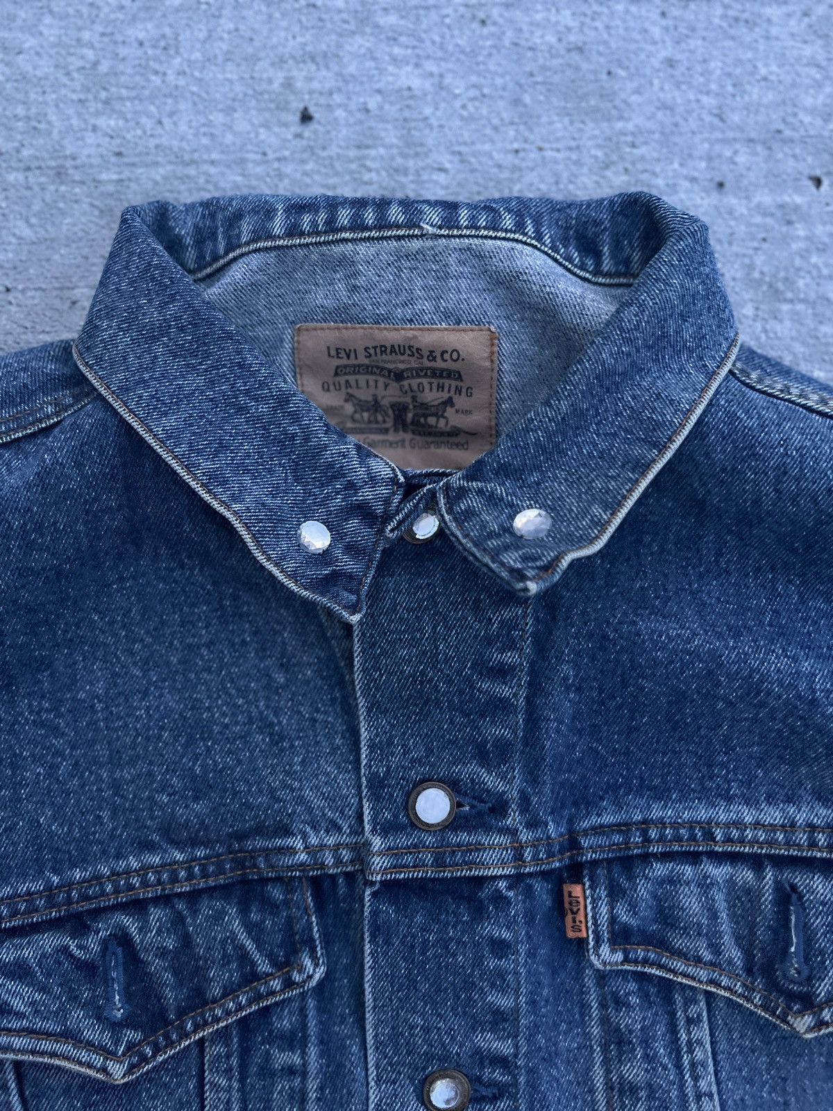 Vintage Levis Vegas Pearl Studded Denim Jacket