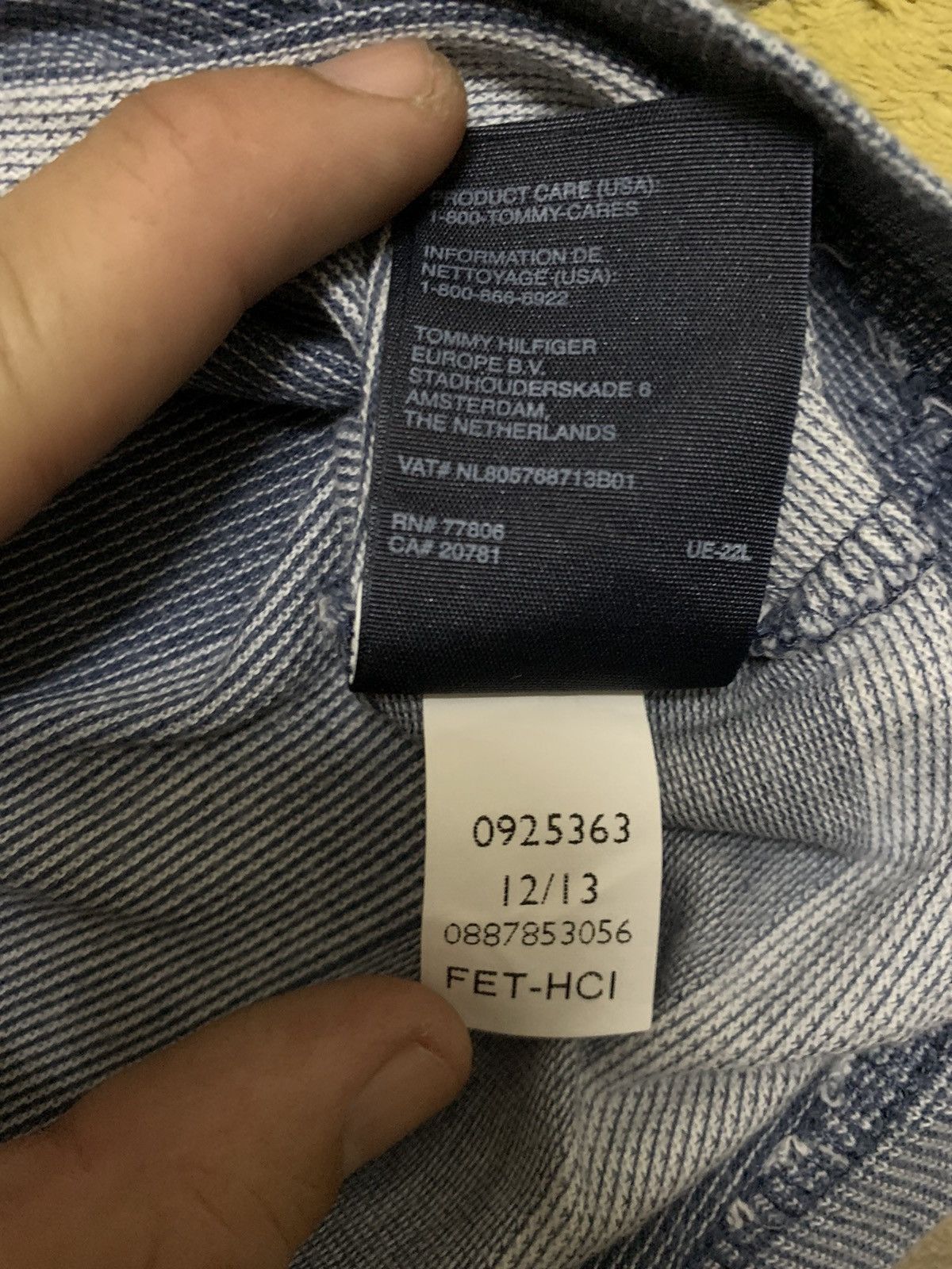 Tommy Hilfiger Tommy Hilfiger California Embroidered Logo Striped T-shirt Size US L / EU 52-54 / 3 - 13 Thumbnail