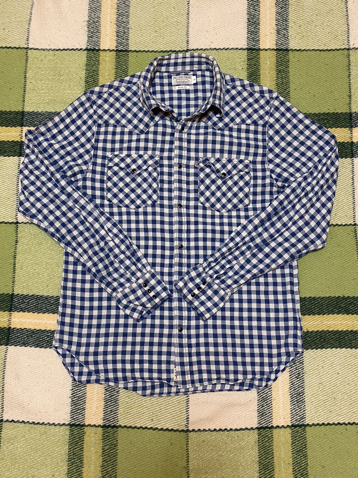 Polo Ralph Lauren Vintage 90s Polo jeans company Ralph Lauren shirt size L Size US L / EU 52-54 / 3 - 1 Thumbnail