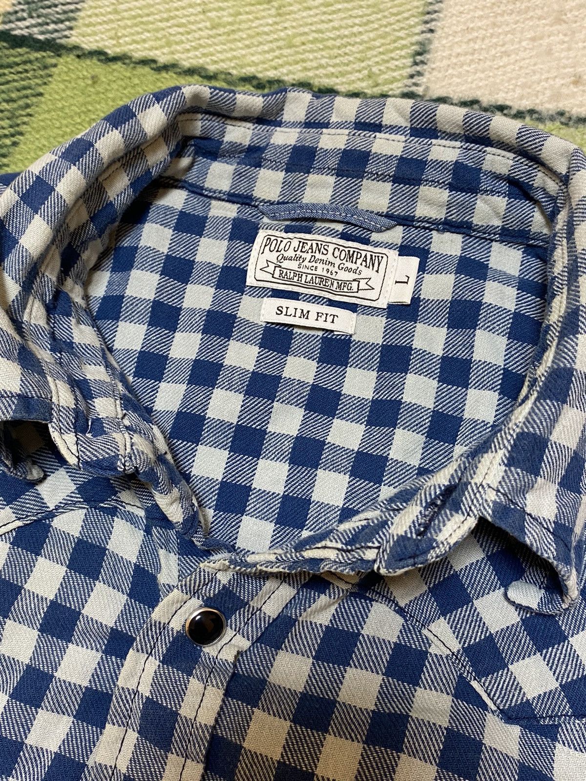 Polo Ralph Lauren Vintage 90s Polo jeans company Ralph Lauren shirt size L Size US L / EU 52-54 / 3 - 4 Thumbnail