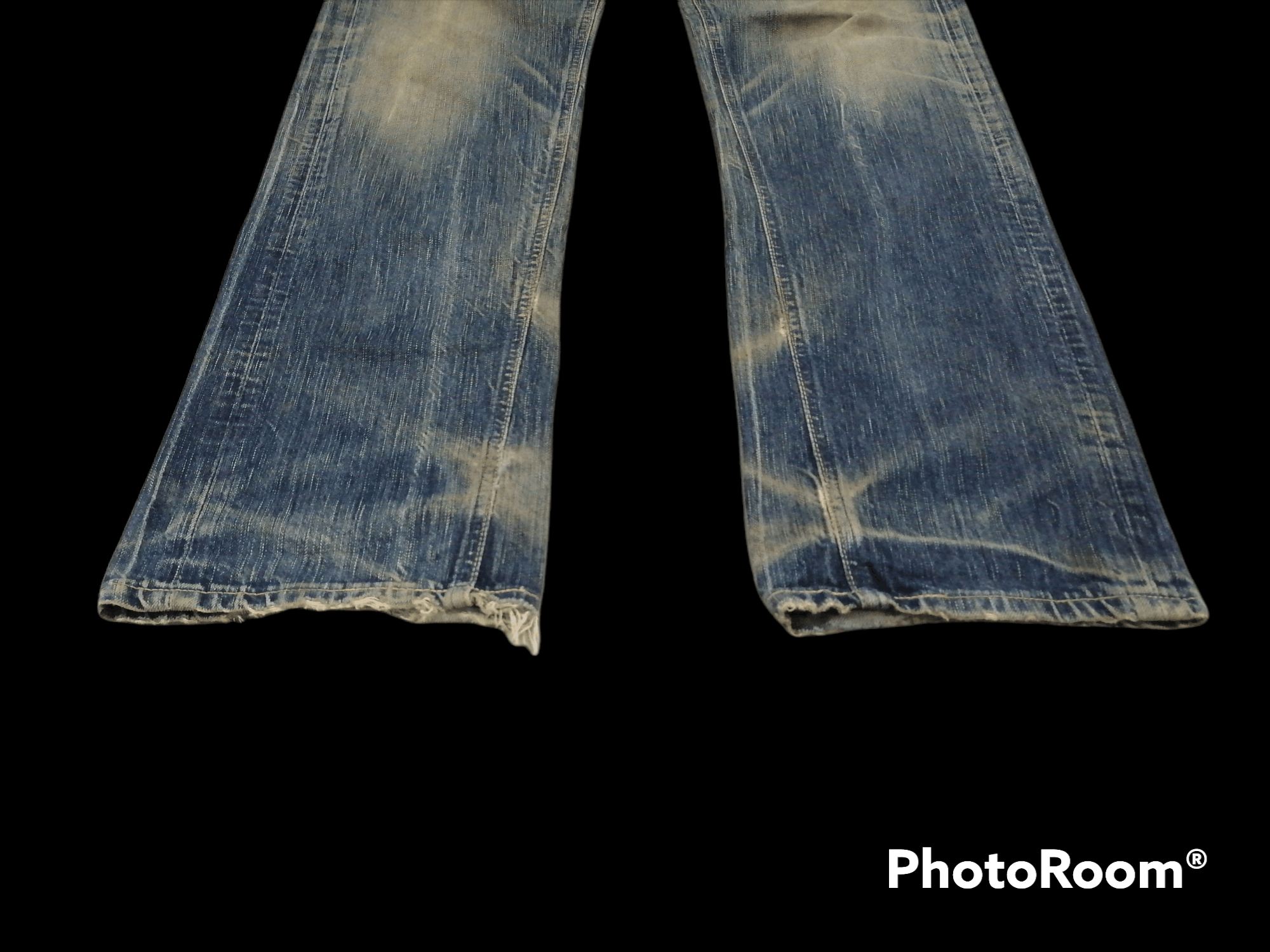 Japanese Brand Trashed Made In Japan Edwin Distressed Erd Denim Pants Size US 33 - 2 Thumbnail