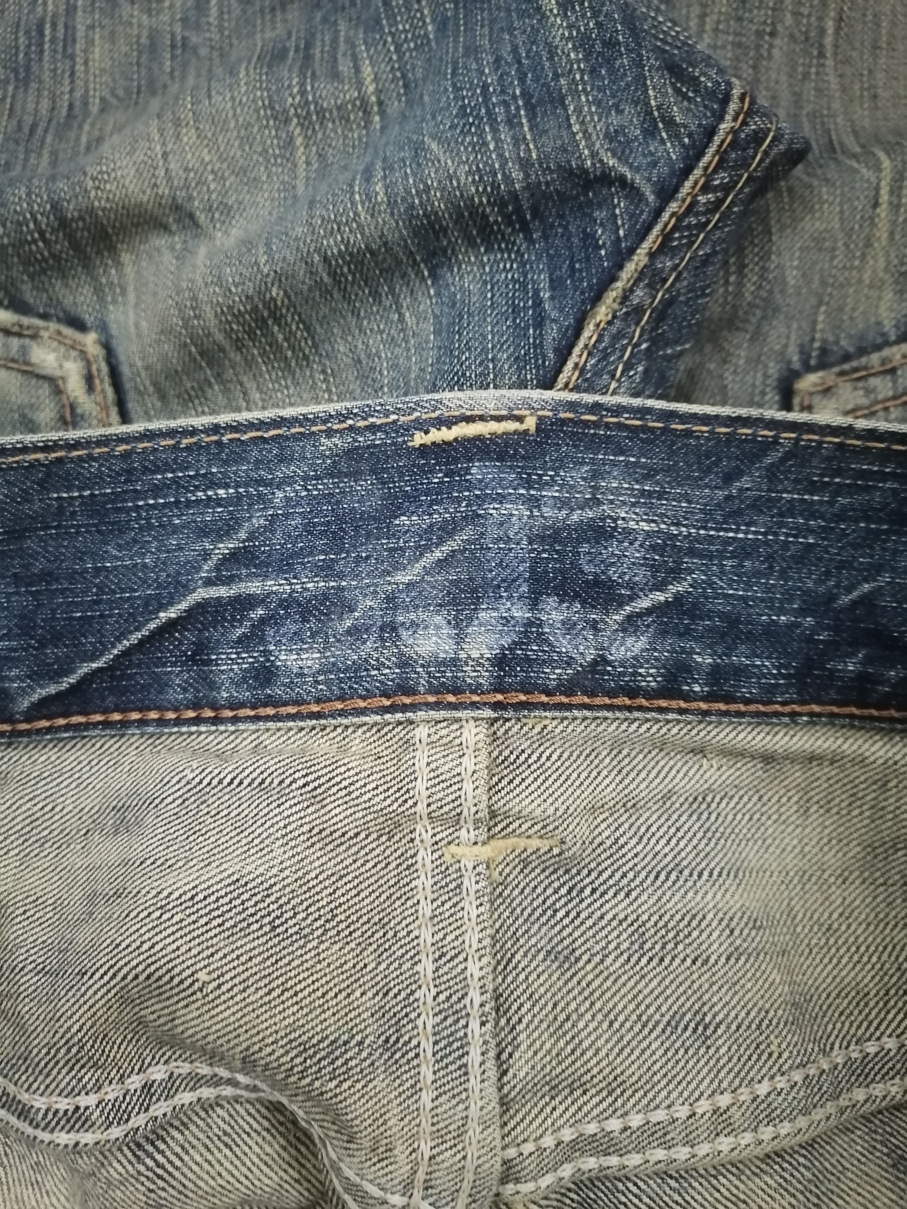 Japanese Brand Trashed Made In Japan Edwin Distressed Erd Denim Pants Size US 33 - 8 Thumbnail