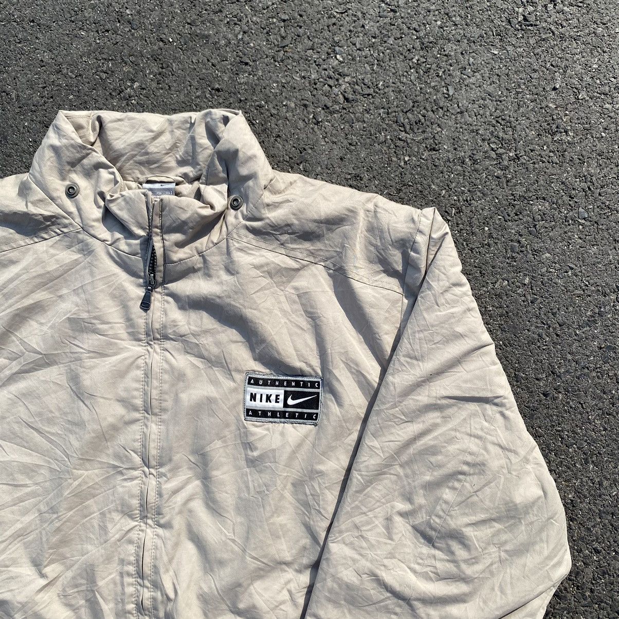 Vintage Y2K Nike Swoosh Authentic Athletic Puffer Jacket