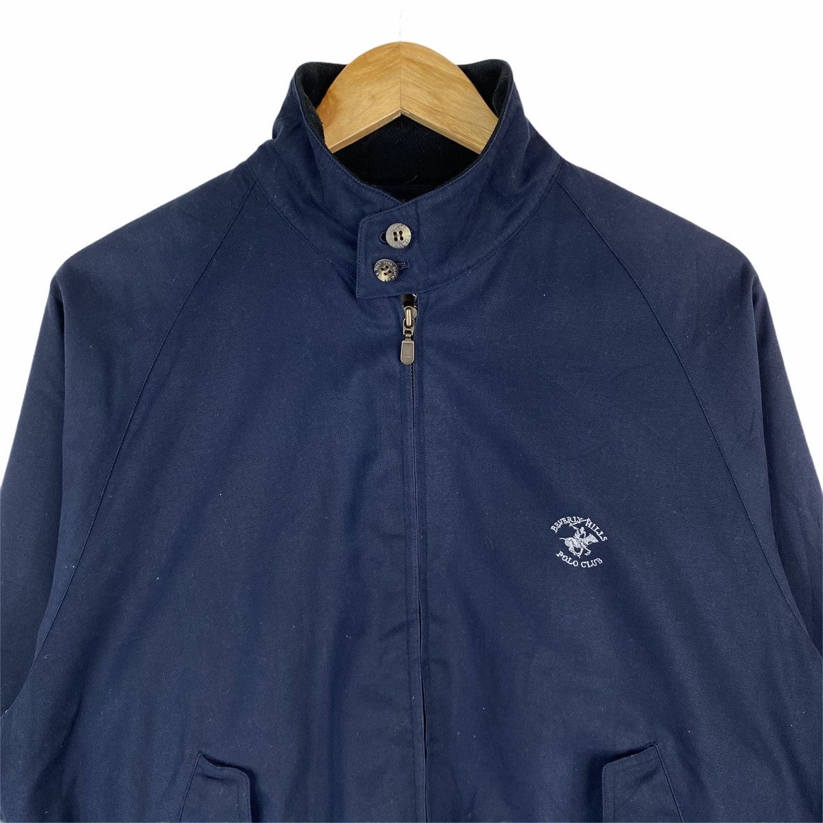 Beverly Hills Polo Club × Vintage Vintage BEVERLY HILLS POLO CLUB Small Logo Zipper Jacket Size US L / EU 52-54 / 3 - 5 Thumbnail