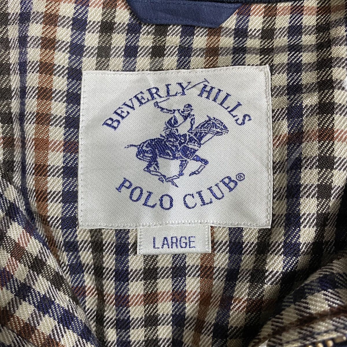 Beverly Hills Polo Club × Vintage Vintage BEVERLY HILLS POLO CLUB Small Logo Zipper Jacket Size US L / EU 52-54 / 3 - 6 Thumbnail