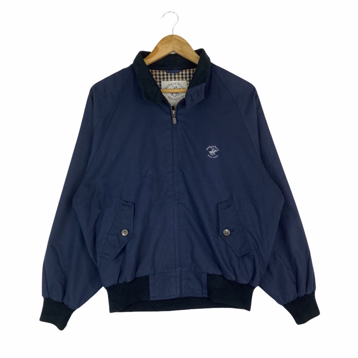 Beverly Hills Polo Club × Vintage Vintage BEVERLY HILLS POLO CLUB Small Logo Zipper Jacket Size US L / EU 52-54 / 3 - 1 Thumbnail
