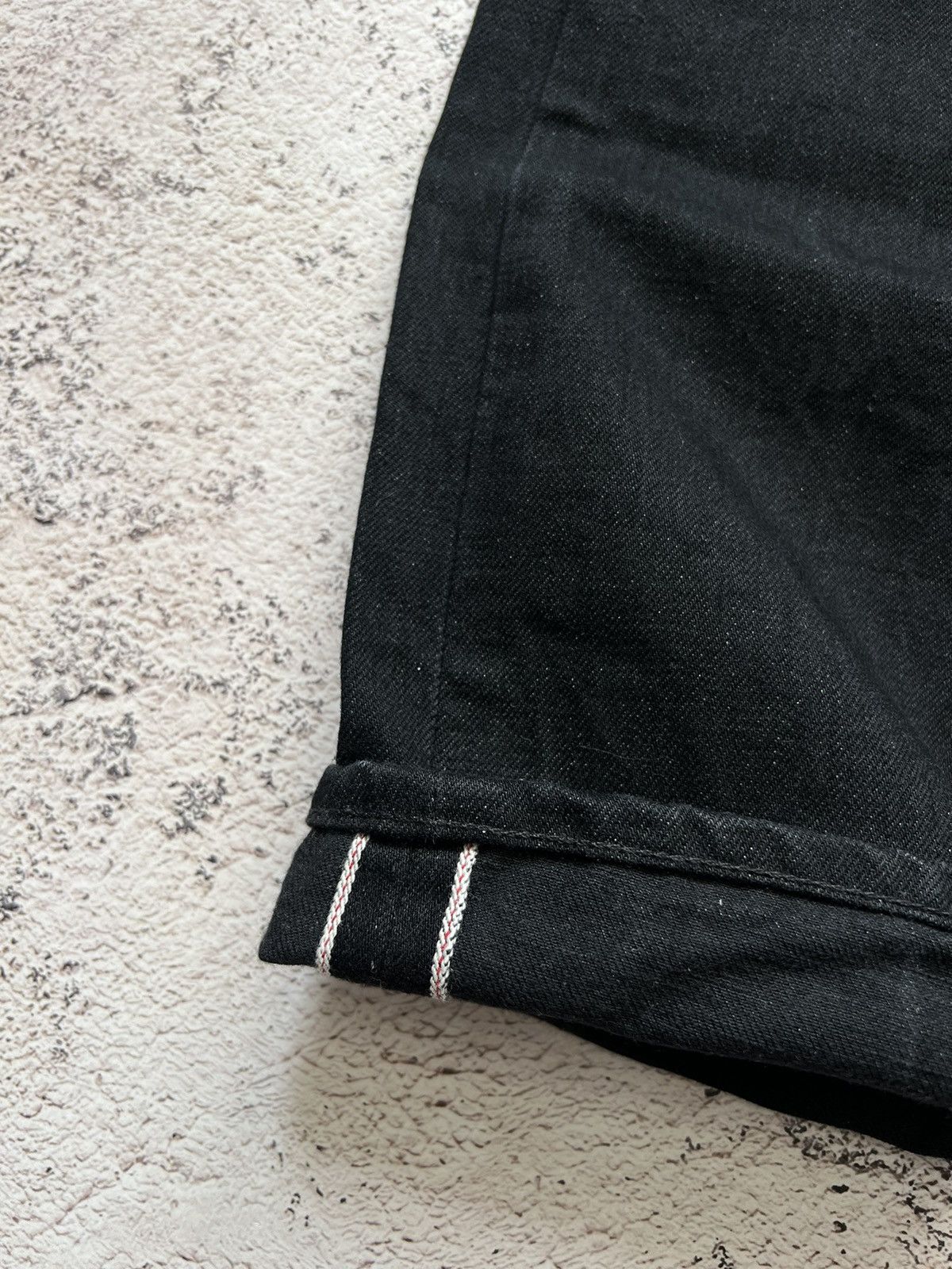 Japanese Brand × Tellason TELLASON LADBROKE GROVE BLACK SELVAGE DENIM JEANS Size US 34 / EU 50 - 10 Thumbnail