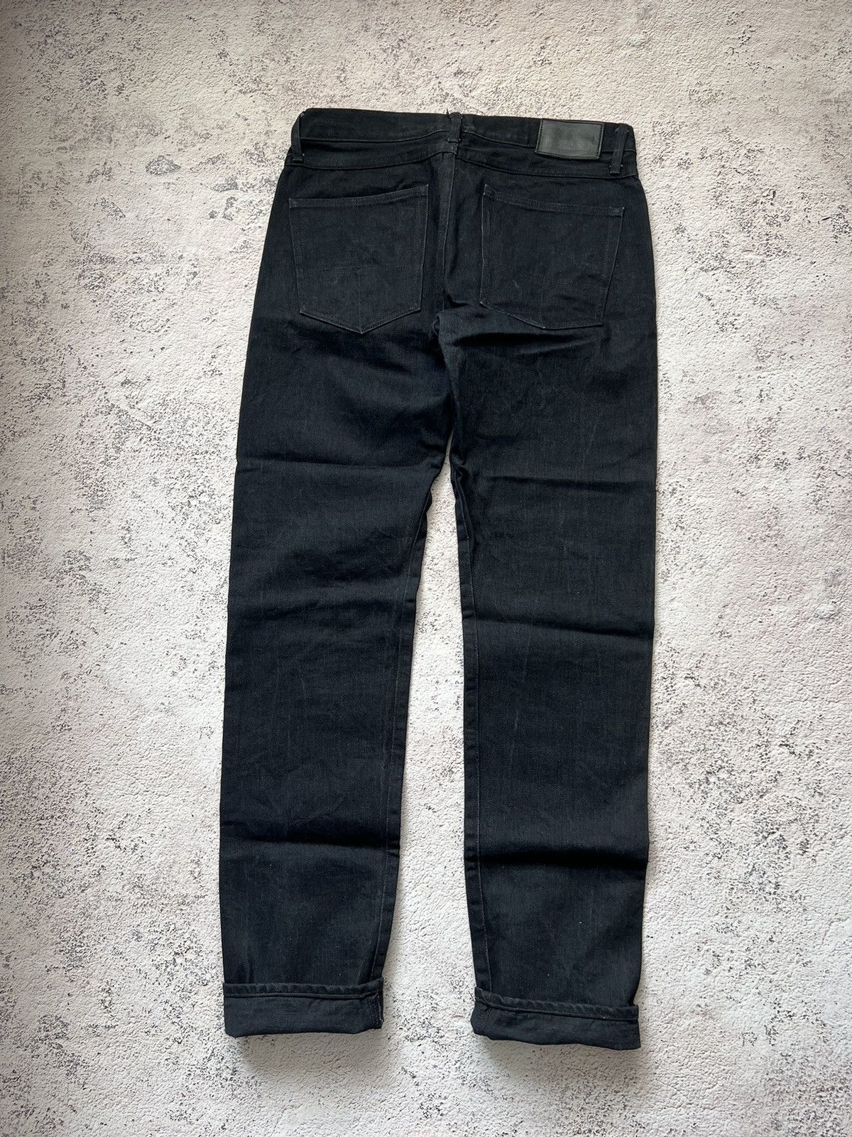 Japanese Brand × Tellason TELLASON LADBROKE GROVE BLACK SELVAGE DENIM JEANS Size US 34 / EU 50 - 16 Thumbnail
