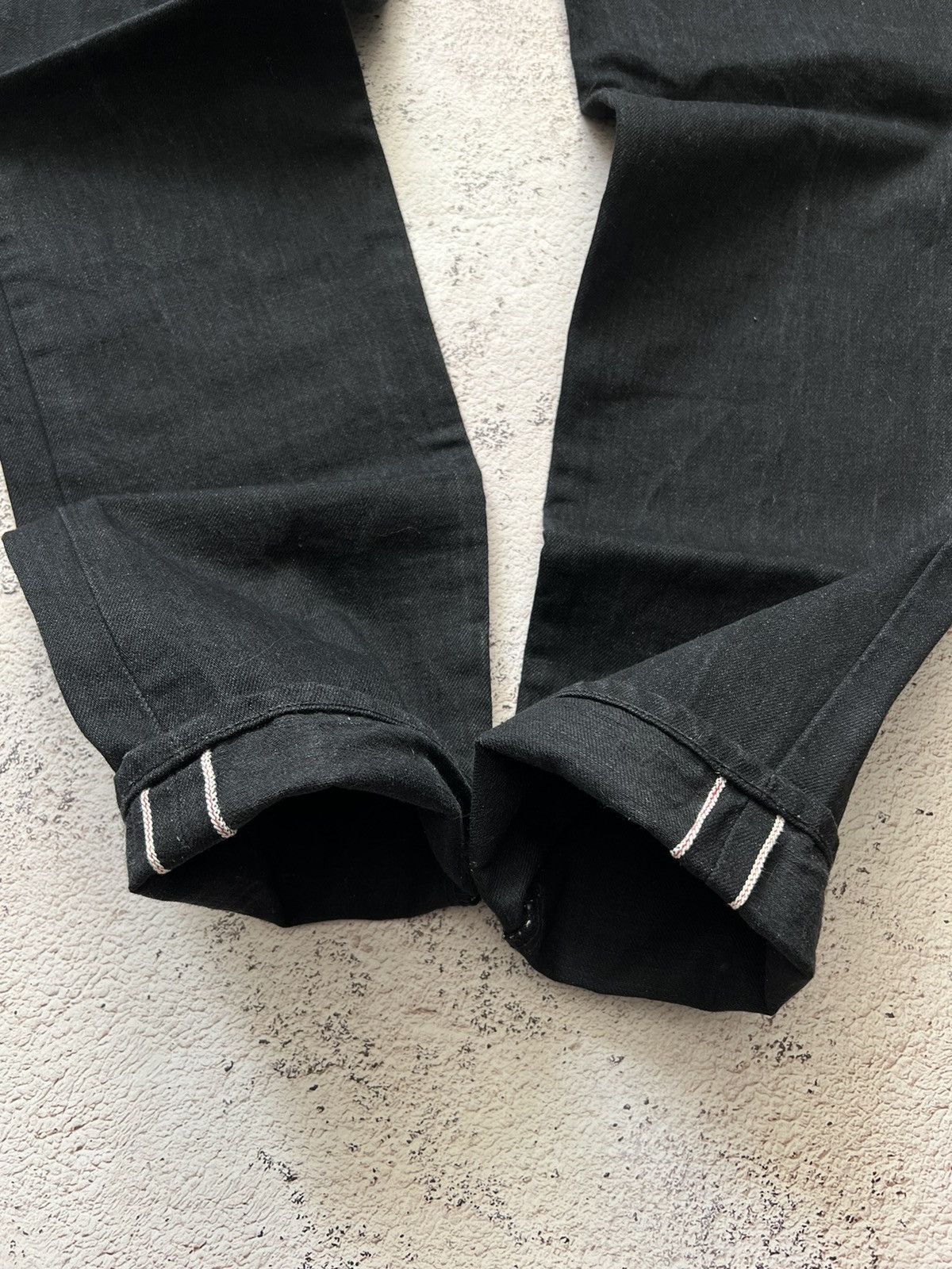Japanese Brand × Tellason TELLASON LADBROKE GROVE BLACK SELVAGE DENIM JEANS Size US 34 / EU 50 - 17 Thumbnail