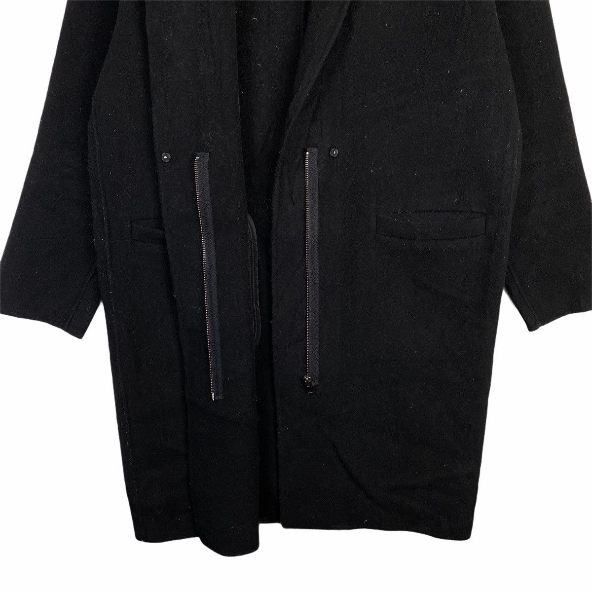 Zara ZARA BASIC OUTERWEAR WOOL TRENCH COAT LONG JACKET Size US L / EU 52-54 / 3 - 7 Thumbnail