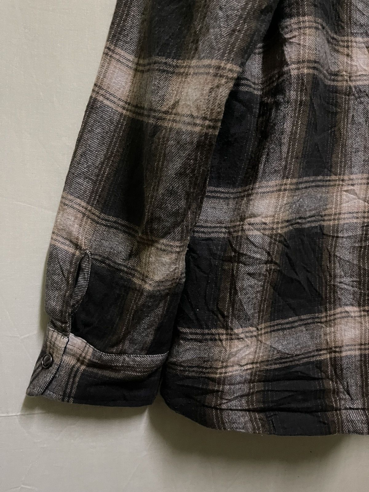 Japanese Brand Clothes Truck Flannel Shirt Snap Button Size US L / EU 52-54 / 3 - 11 Thumbnail