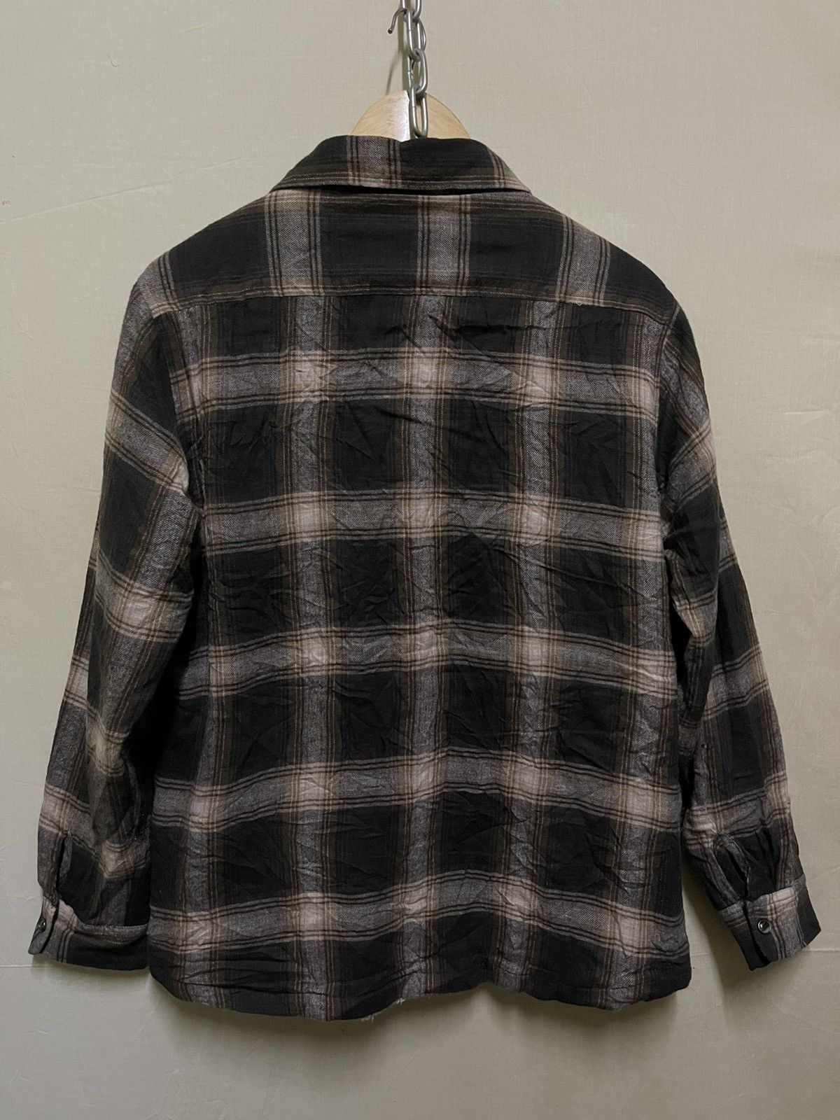 Japanese Brand Clothes Truck Flannel Shirt Snap Button Size US L / EU 52-54 / 3 - 9 Thumbnail