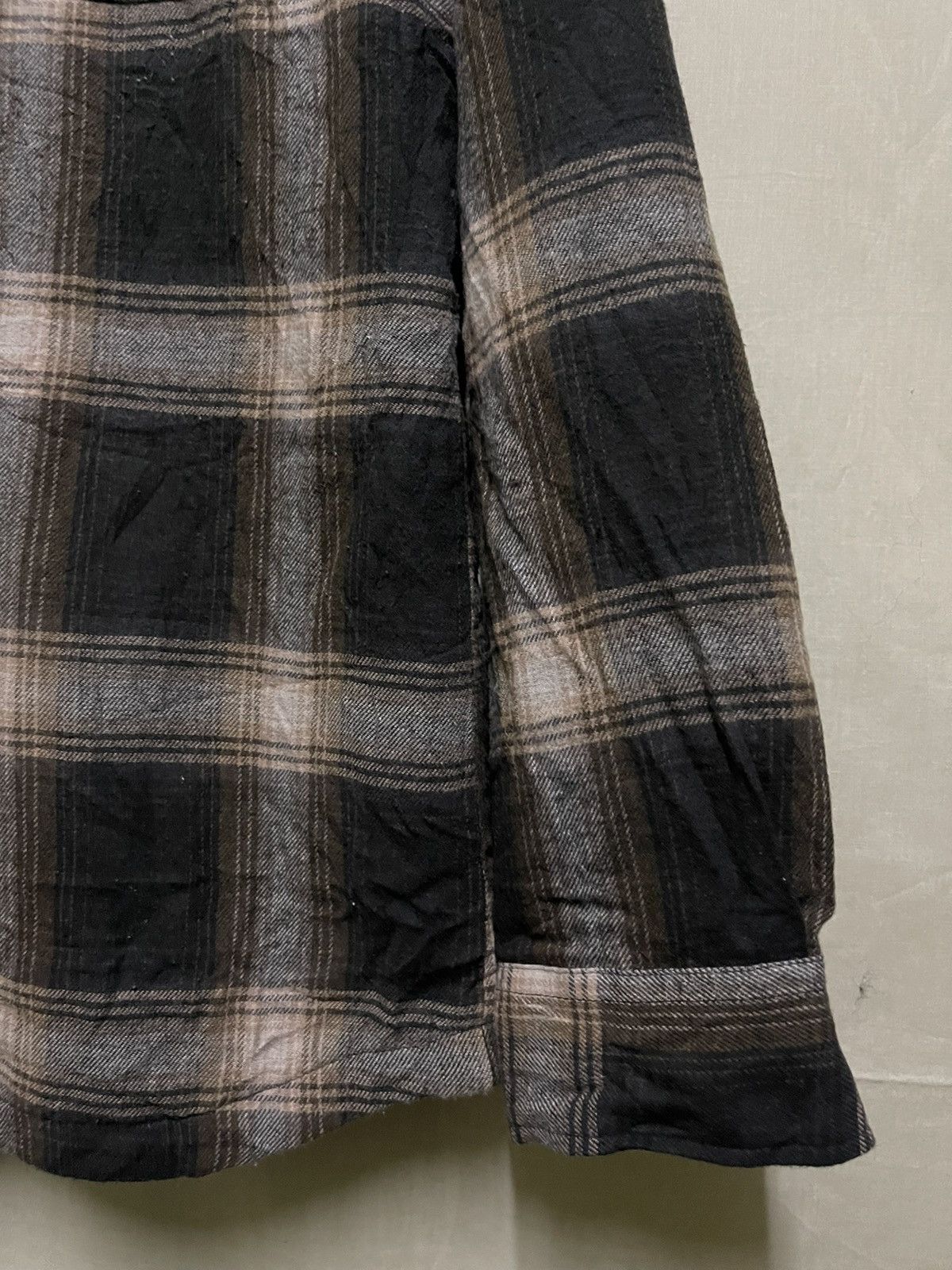 Japanese Brand Clothes Truck Flannel Shirt Snap Button Size US L / EU 52-54 / 3 - 5 Thumbnail
