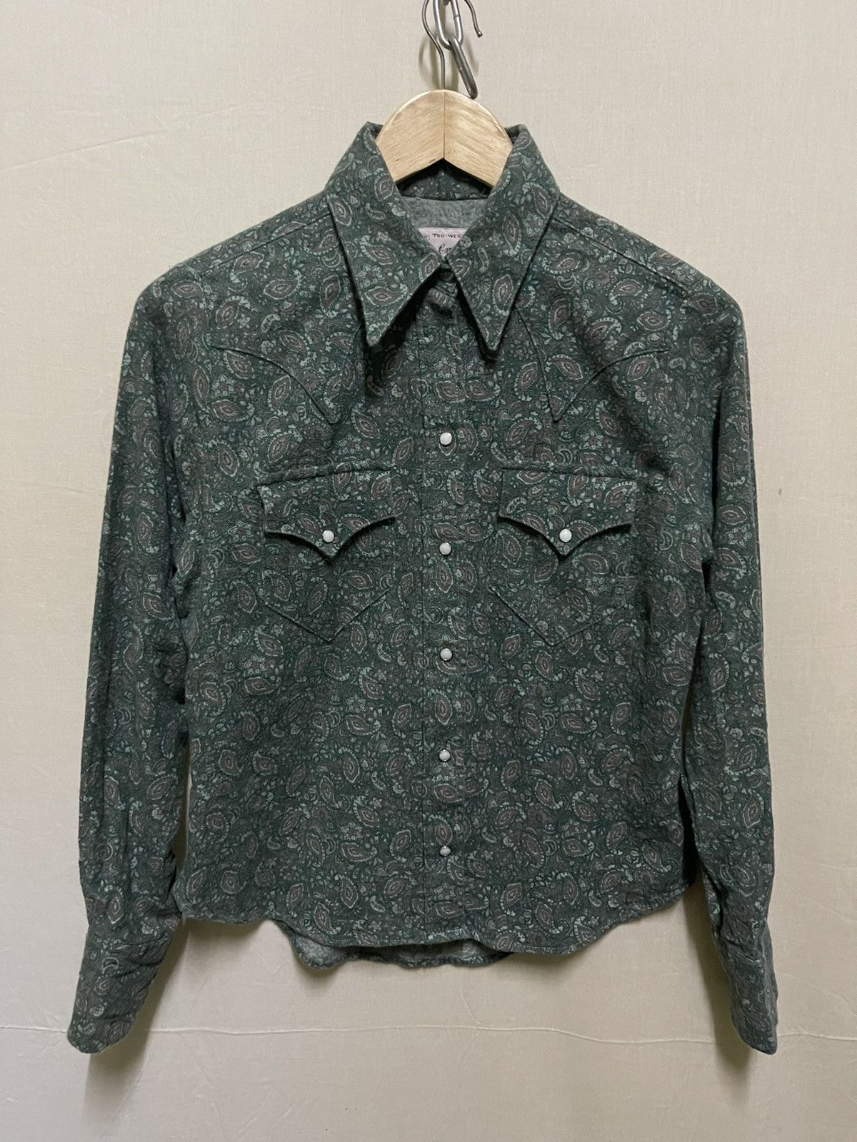 Vintage Rockmount Ranch Wear Western Shirt Paisley Snap Button Size US S / EU 44-46 / 1 - 1 Thumbnail