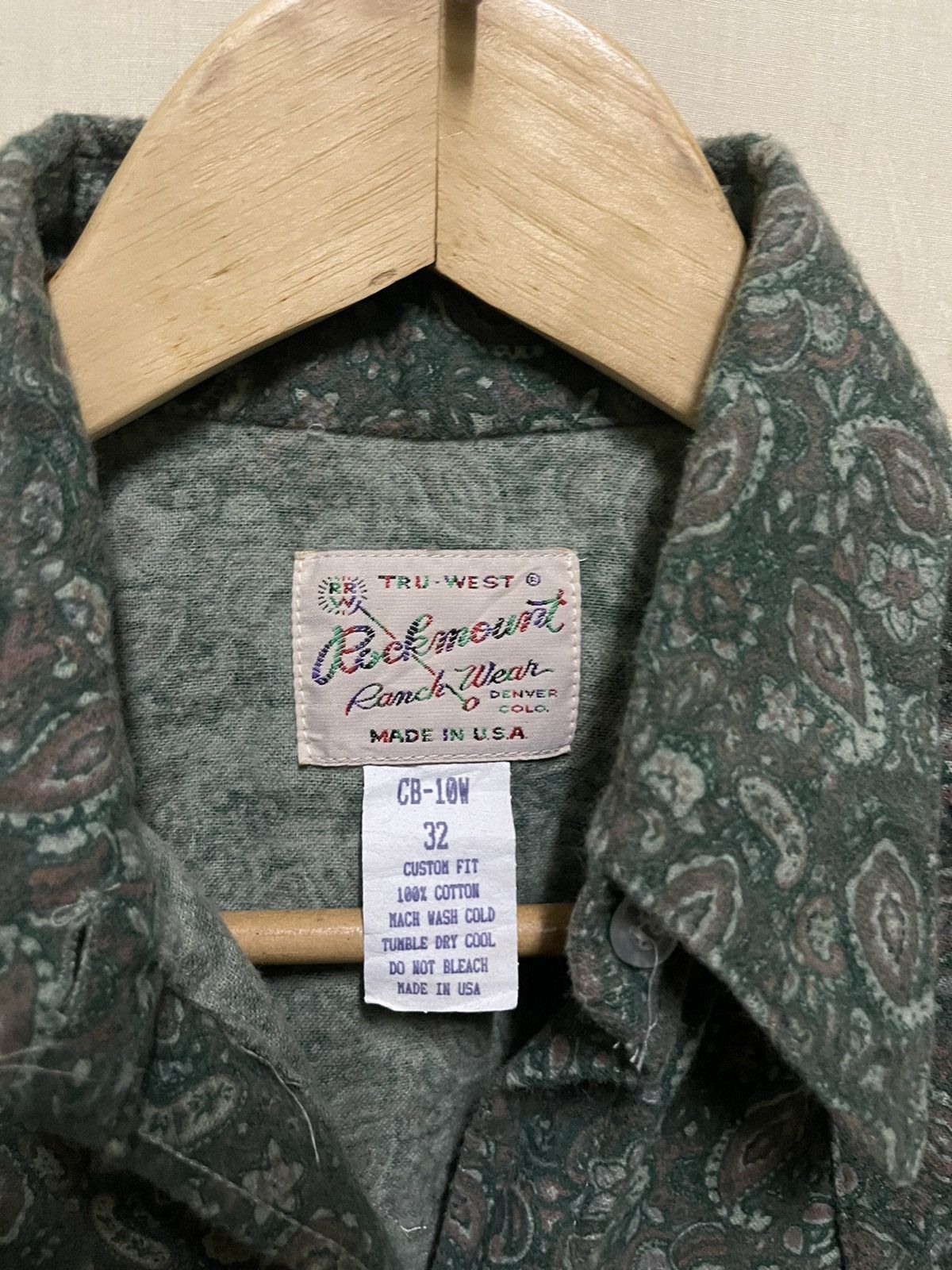 Vintage Rockmount Ranch Wear Western Shirt Paisley Snap Button Size US S / EU 44-46 / 1 - 5 Thumbnail
