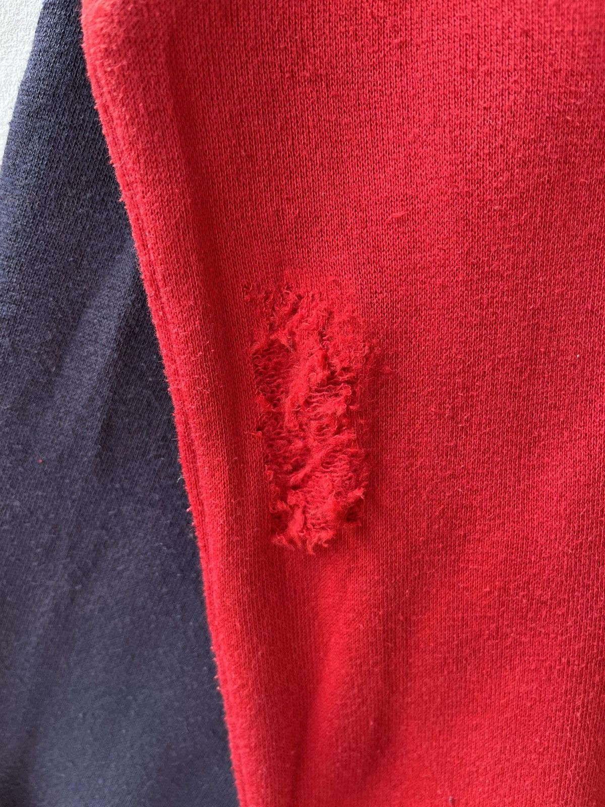 Vintage Vintage Blue Ocean Distress Two Tones Sweatshirt Size US L / EU 52-54 / 3 - 9 Thumbnail
