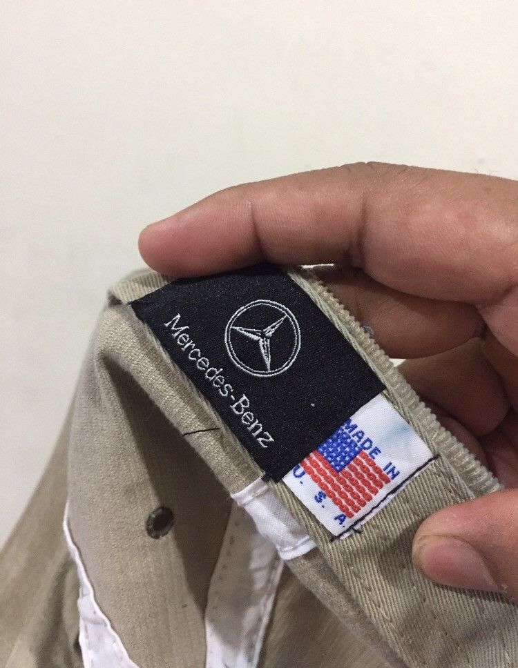 Mercedes-Benz 🔥Vintage🔥 Mercedes Benz Leather Patches Corduroy Hat Size ONE SIZE - 7 Thumbnail