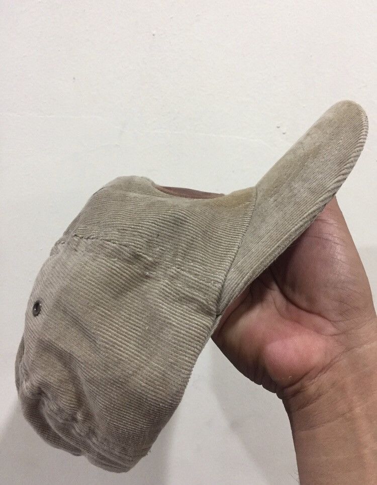 Mercedes-Benz 🔥Vintage🔥 Mercedes Benz Leather Patches Corduroy Hat Size ONE SIZE - 4 Thumbnail