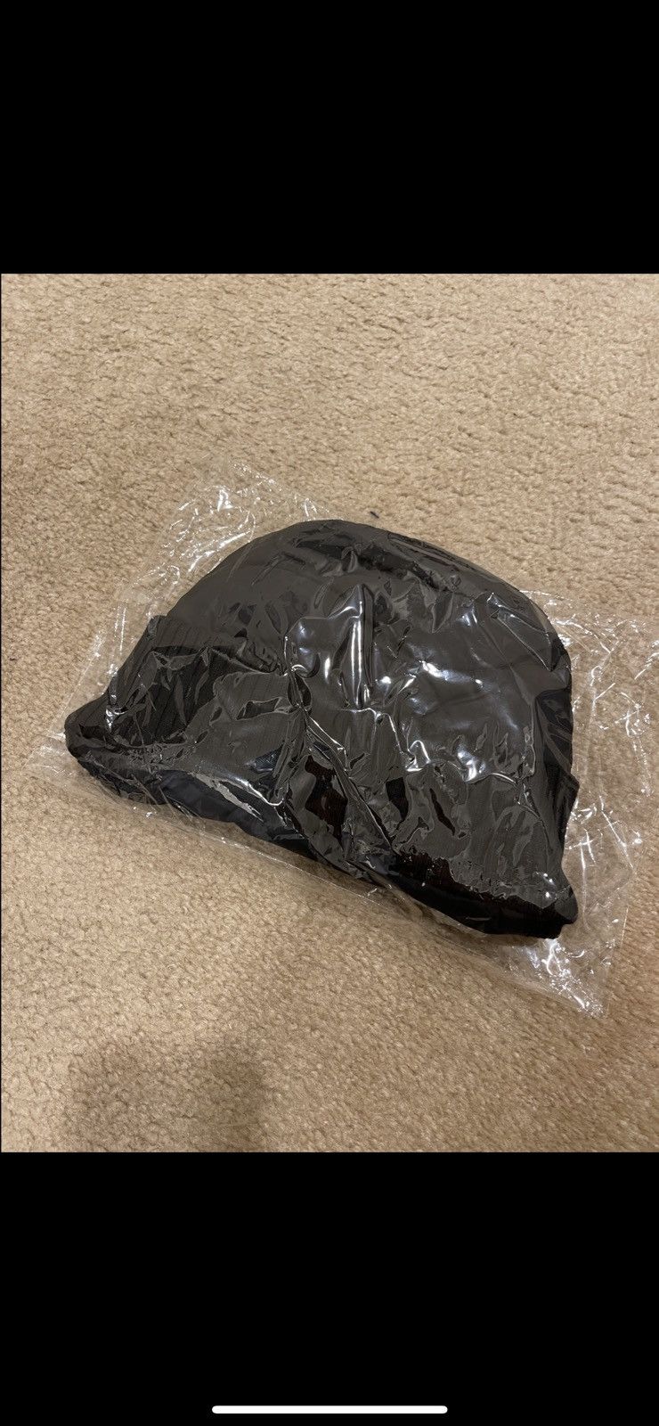 Grouture Black wave nylon shell quilted insulated beanie rare Size ONE SIZE - 4 Thumbnail