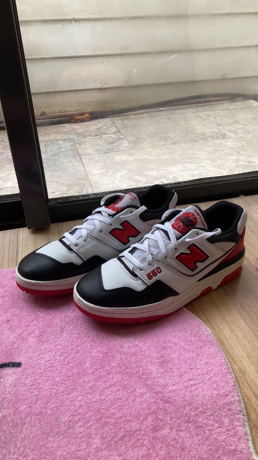 550 new balance team red
