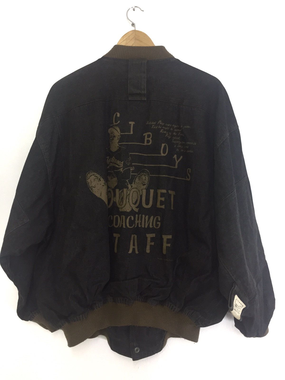 image of Members Only Bomber Jacket A7 Club in Black, Men's (Size 2XL)