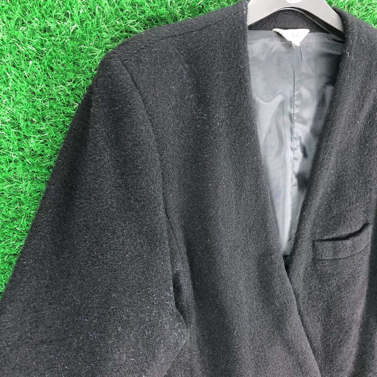 Japanese Brand Vintage 90's Wool Cardigan Coat by Cherry Blossom Tokyo Size M / US 6-8 / IT 42-44 - 2 Thumbnail