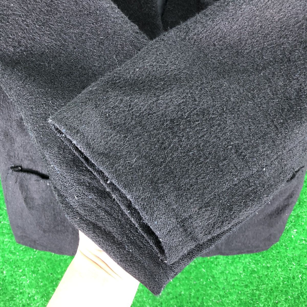 Japanese Brand Vintage 90's Wool Cardigan Coat by Cherry Blossom Tokyo Size M / US 6-8 / IT 42-44 - 10 Thumbnail