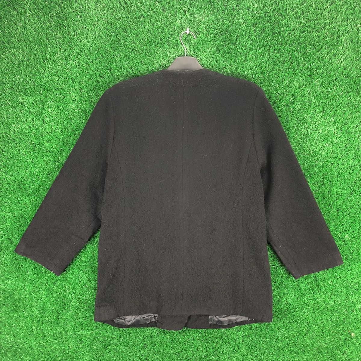 Japanese Brand Vintage 90's Wool Cardigan Coat by Cherry Blossom Tokyo Size M / US 6-8 / IT 42-44 - 4 Thumbnail