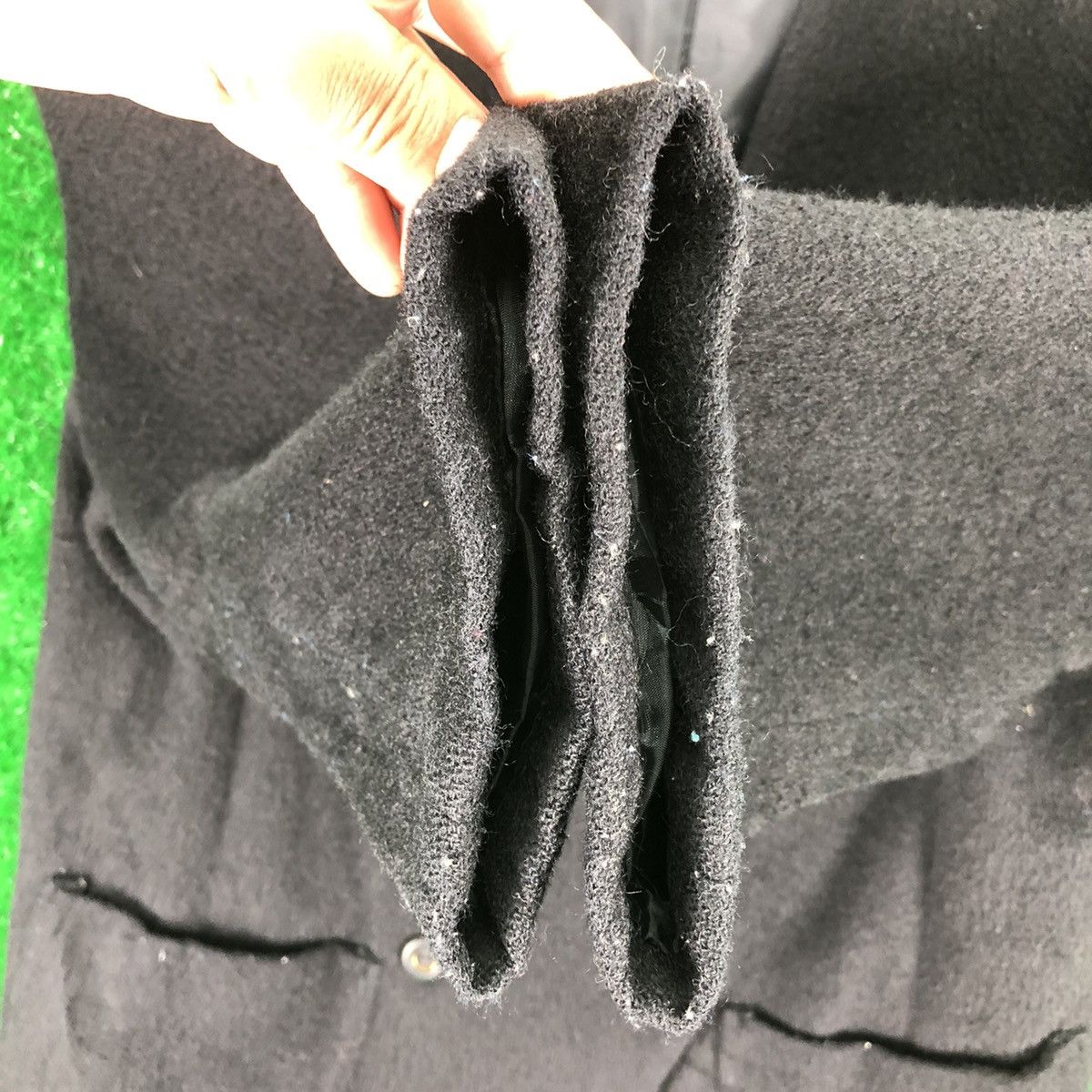 Japanese Brand Vintage 90's Wool Cardigan Coat by Cherry Blossom Tokyo Size M / US 6-8 / IT 42-44 - 9 Thumbnail