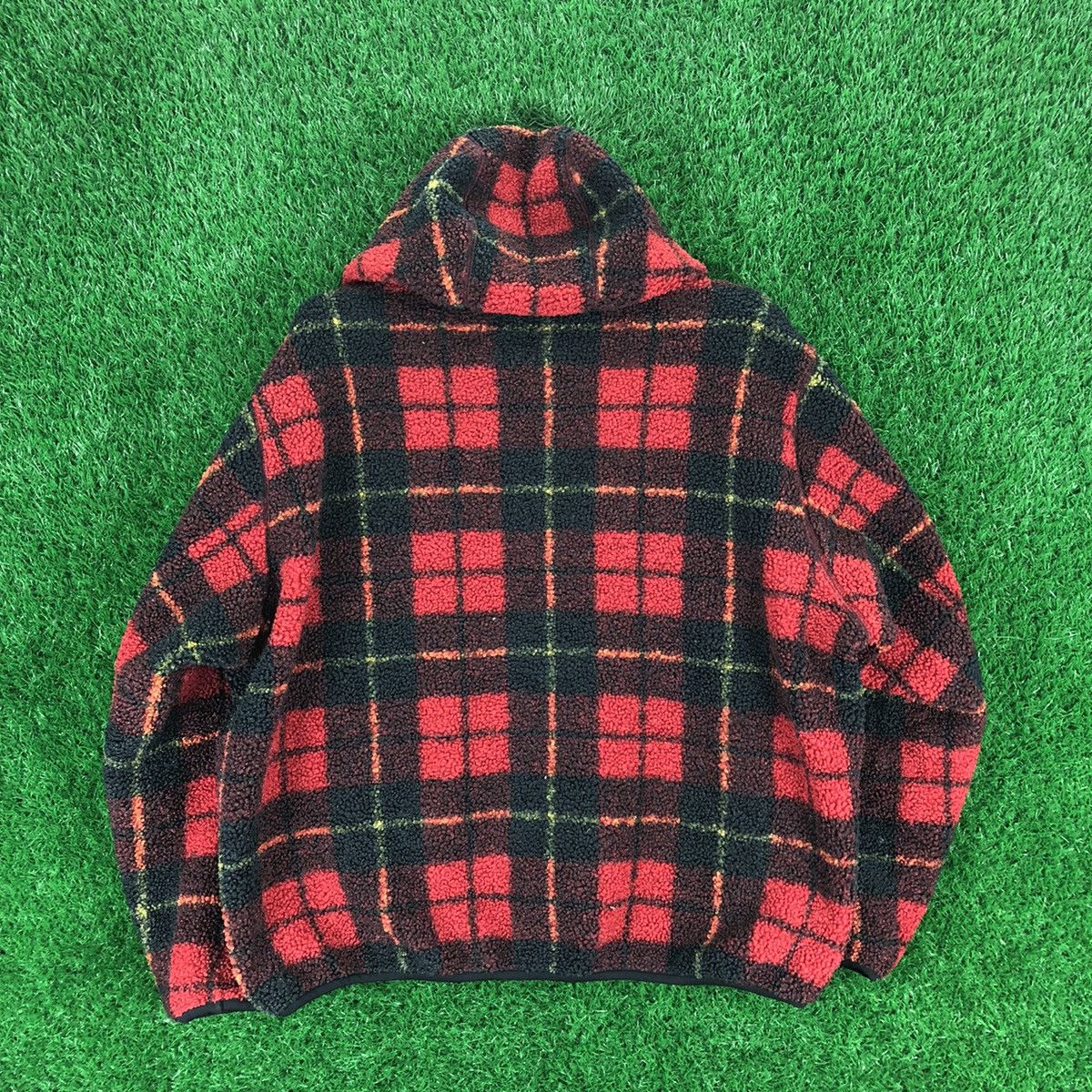 JW Anderson × Uniqlo JW Anderson x Uniqlo Sherpa Checkered Bulky Zipper Hoodie Size US L / EU 52-54 / 3 - 5 Thumbnail