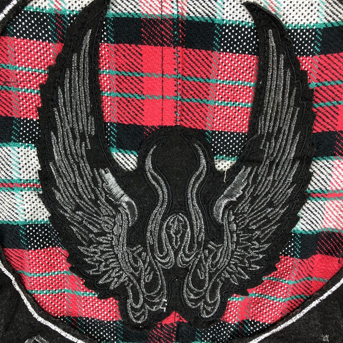 Seditionaries Vintage Flannel Jacket Checkered Chrome Heart Style Design Size US M / EU 48-50 / 2 - 10 Thumbnail