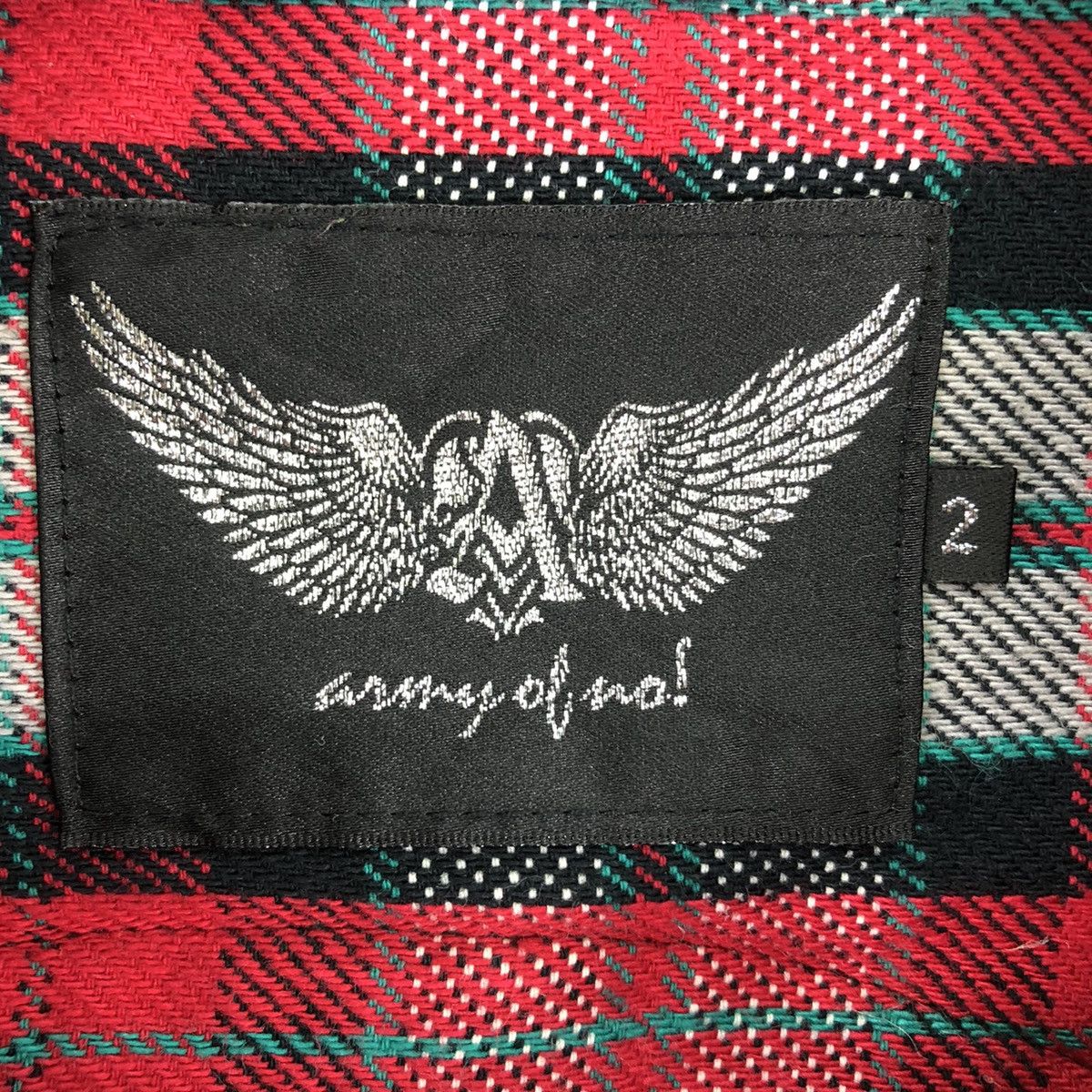 Seditionaries Vintage Flannel Jacket Checkered Chrome Heart Style Design Size US M / EU 48-50 / 2 - 14 Thumbnail