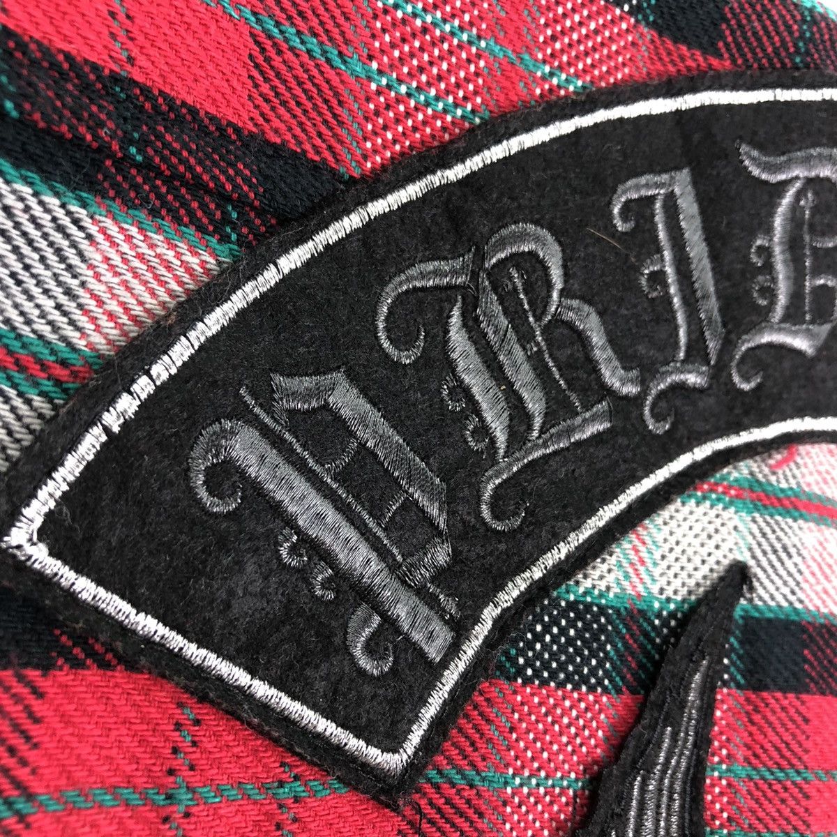 Seditionaries Vintage Flannel Jacket Checkered Chrome Heart Style Design Size US M / EU 48-50 / 2 - 11 Thumbnail