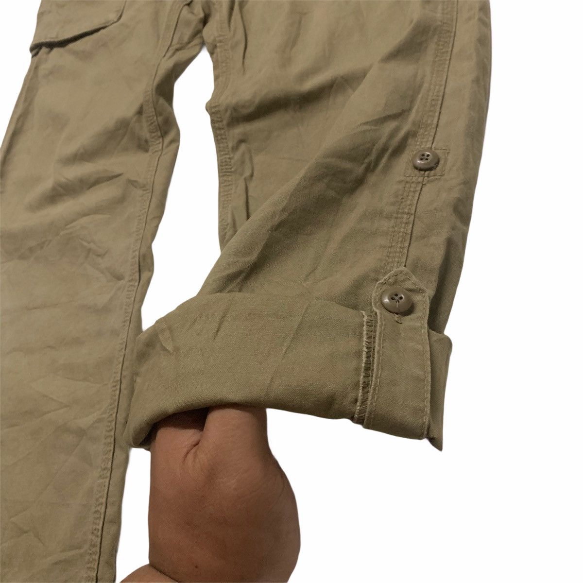 Japanese Brand Japan Hanjiro Foldable Leg Cargo Pant Size US 32 / EU 48 - 6 Thumbnail