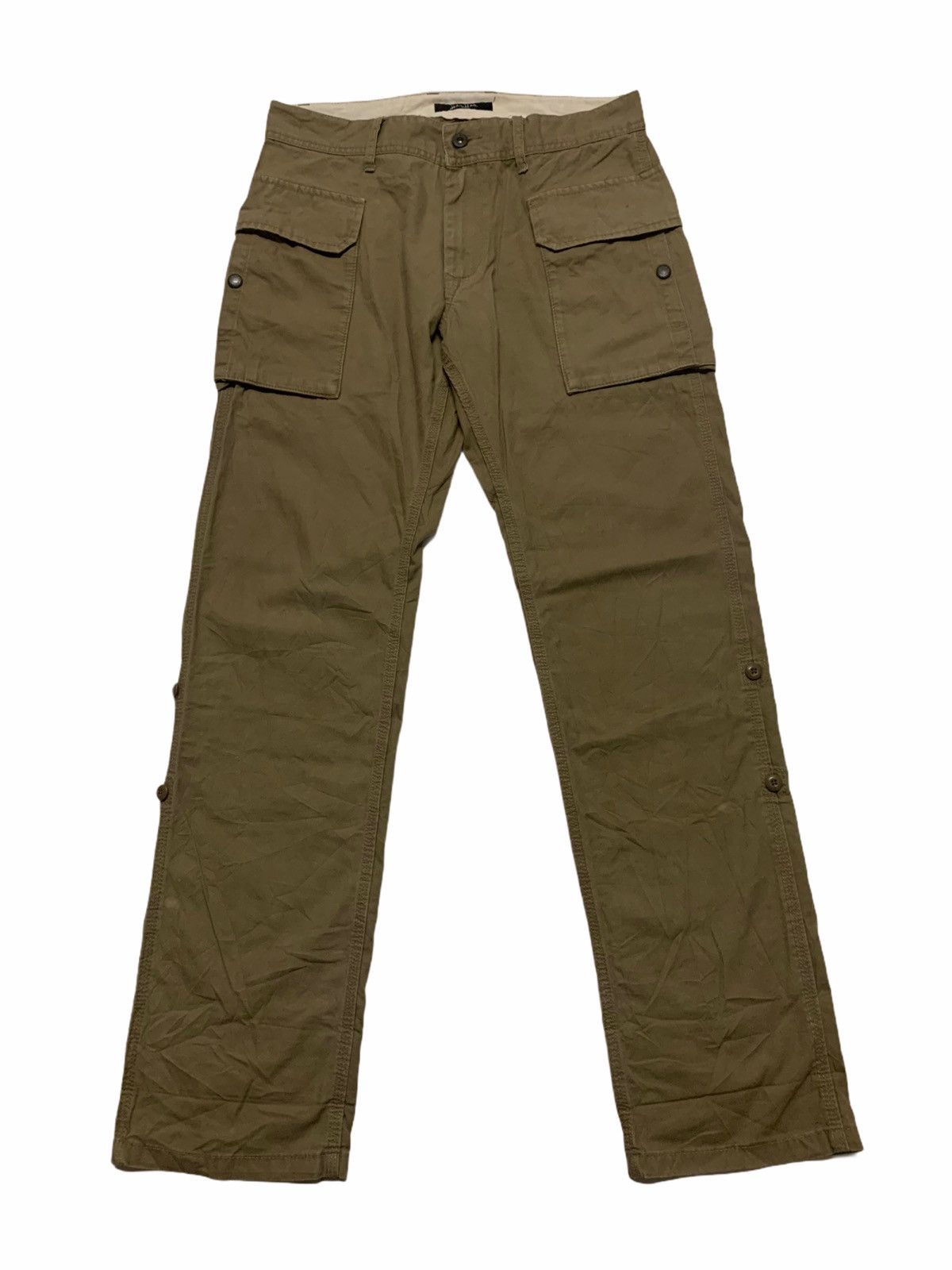 Japanese Brand Japan Hanjiro Foldable Leg Cargo Pant Size US 32 / EU 48 - 1 Thumbnail