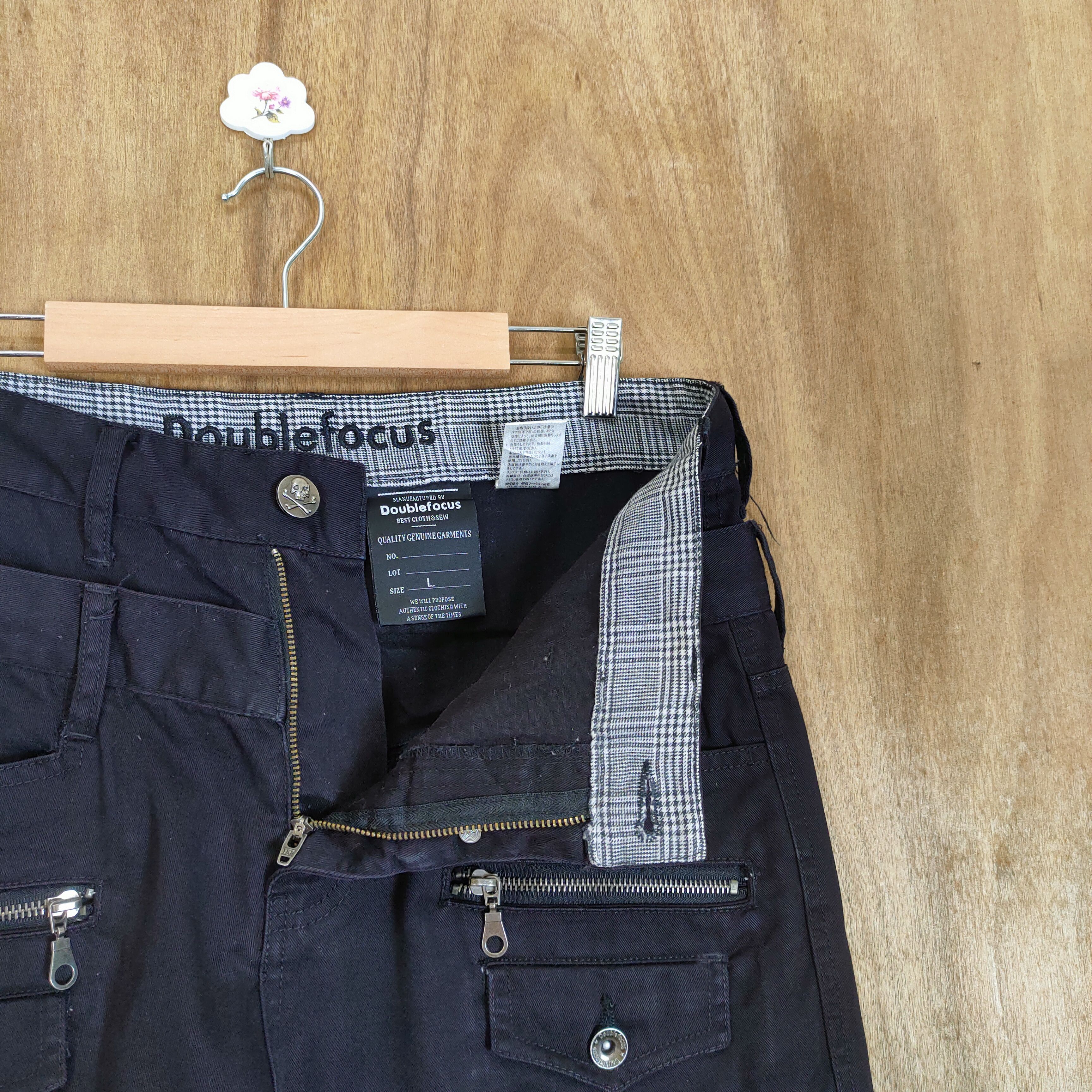 Japanese Brand DOUBLE FACUS DOUBLE WAIST CARGO PANTS Size US 34 / EU 50 - 11 Thumbnail