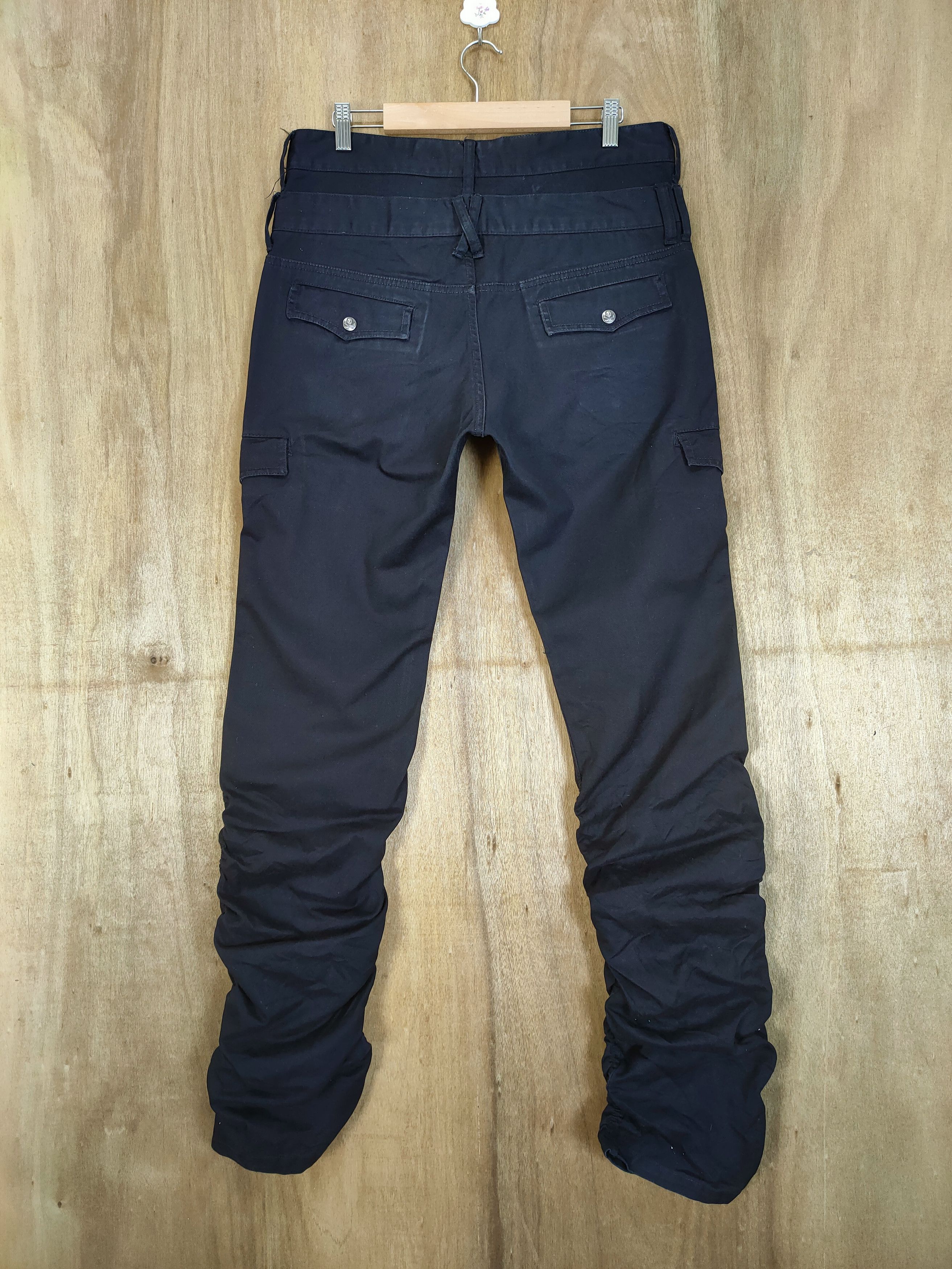 Japanese Brand DOUBLE FACUS DOUBLE WAIST CARGO PANTS Size US 34 / EU 50 - 8 Thumbnail