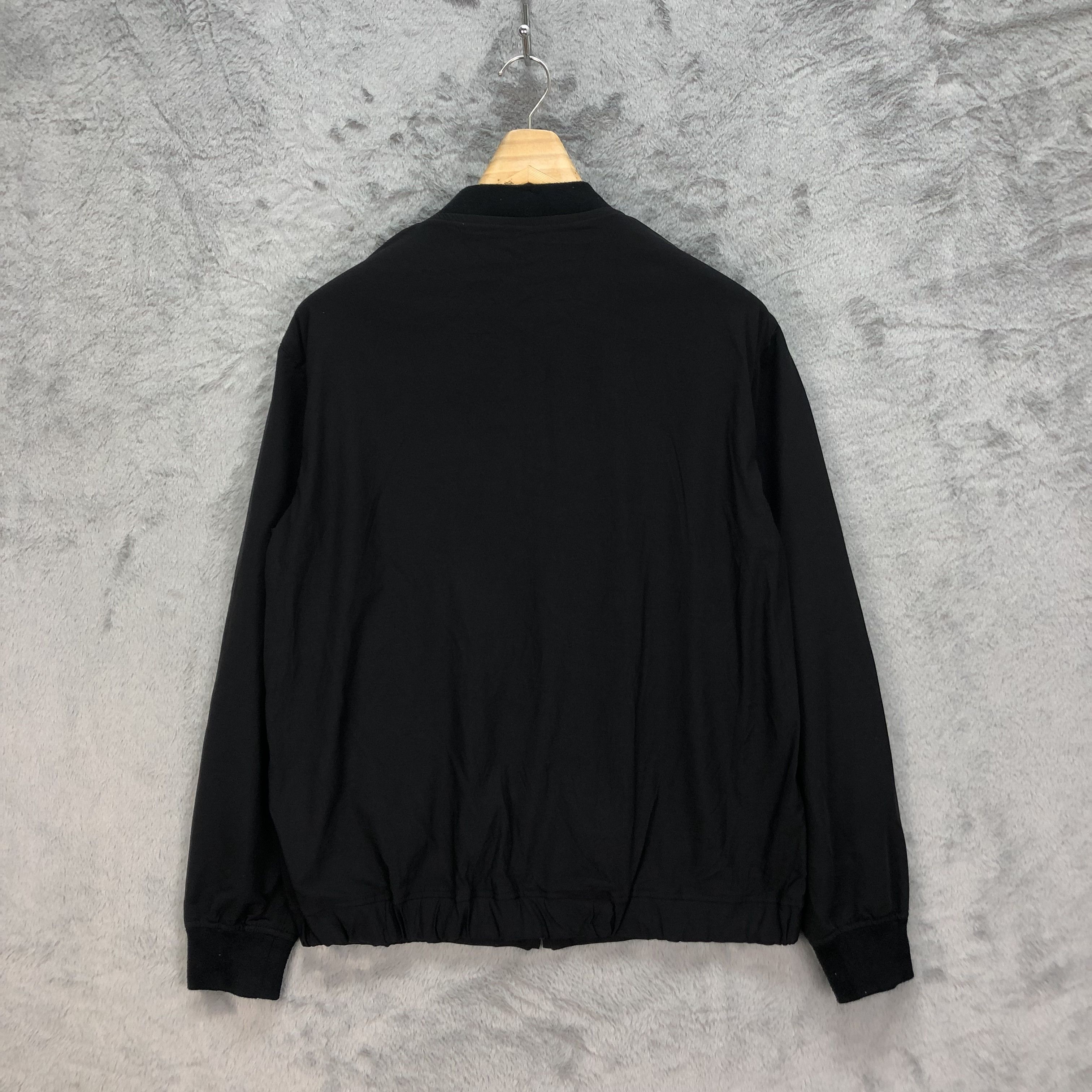 Japanese Brand GREEN LABEL RELAXING United Arrows All Black Bomber 5166-177 Size US M / EU 48-50 / 2 - 10 Thumbnail