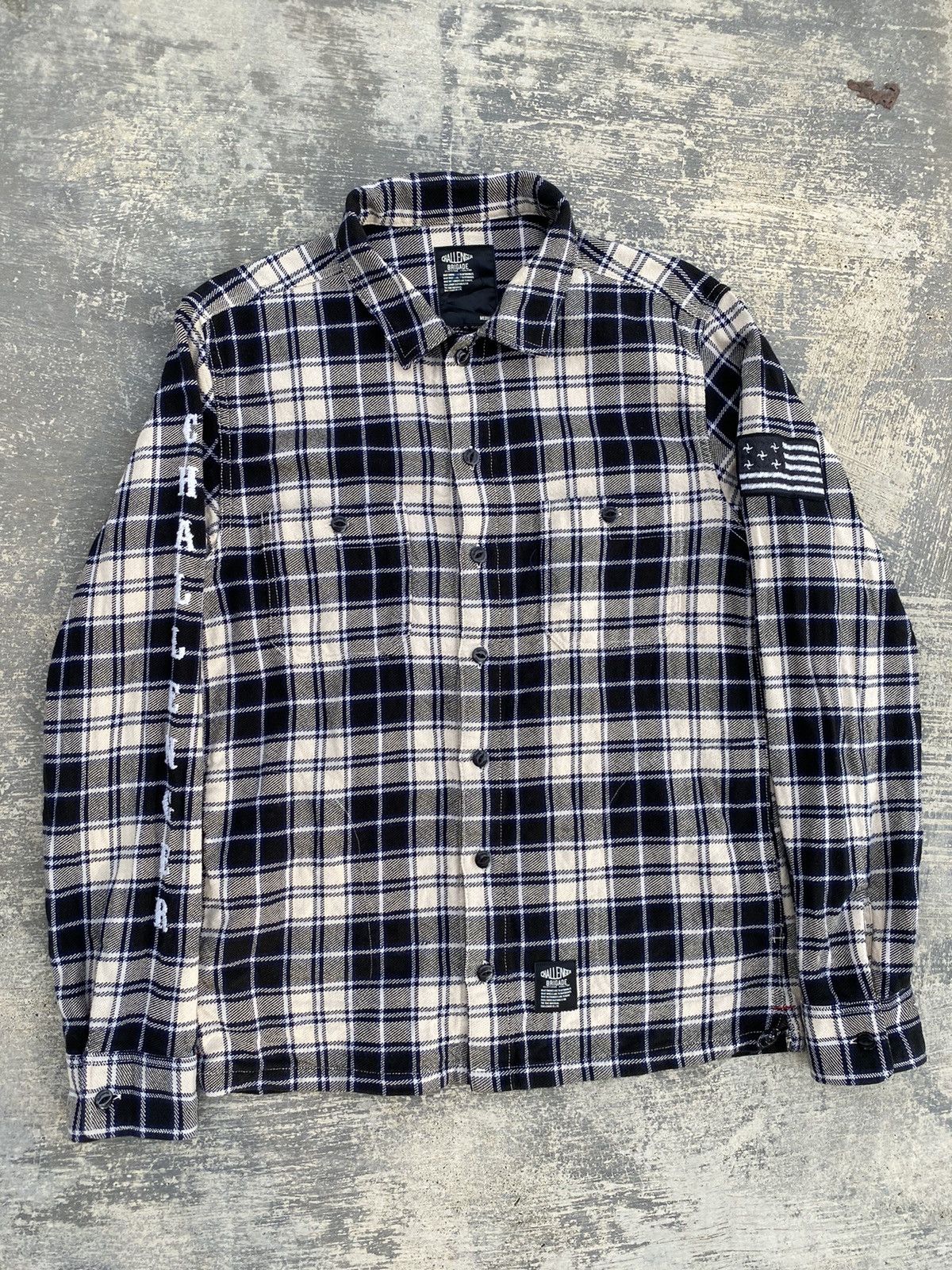 image of Japan Challenger Flannel Grunge Cowboy Rave Punk Gorpcore in Checkered, Men's (Size Medium)