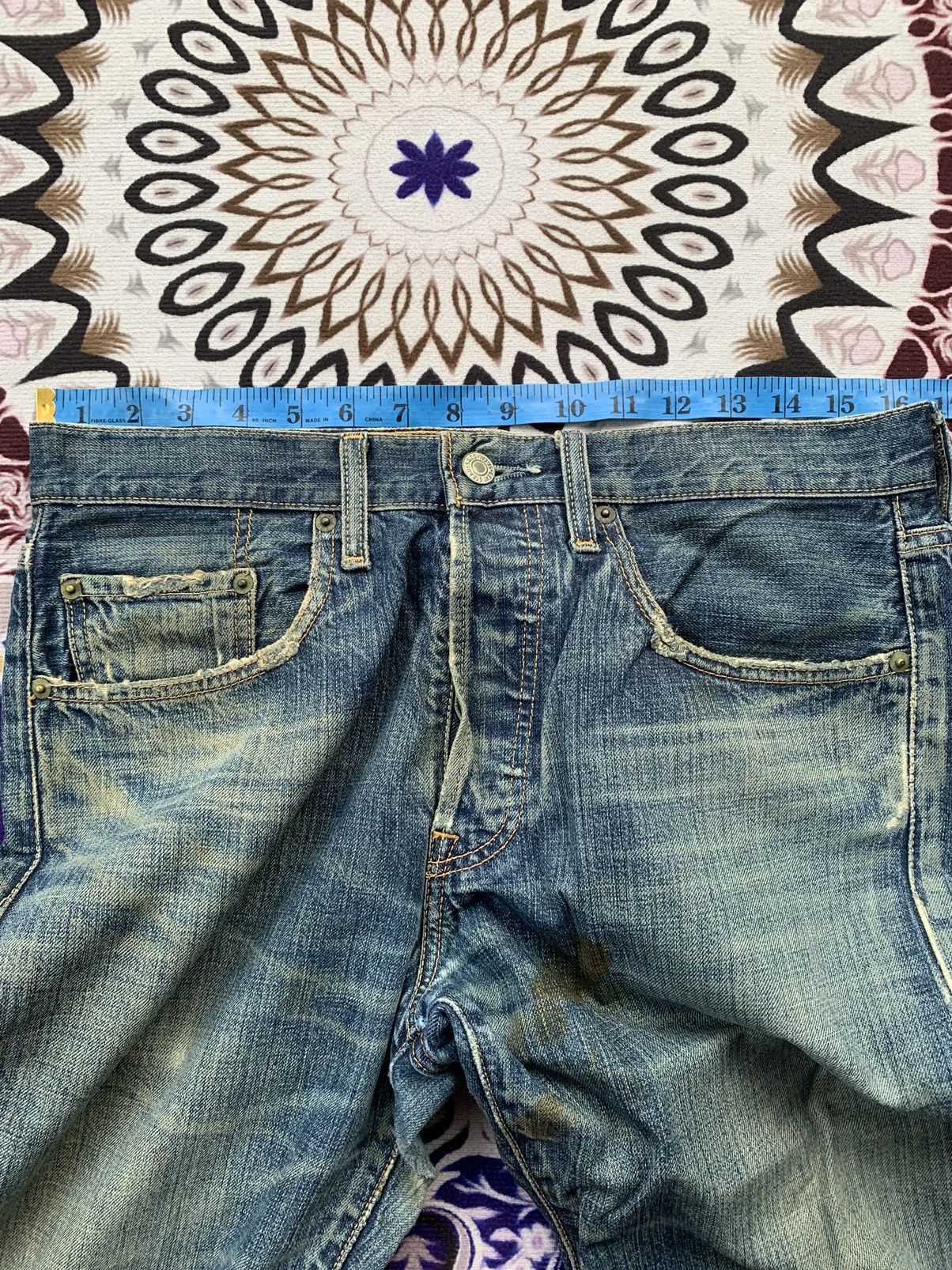 Levi's Vintage Levis 501 Faded Wash Denim Size US 33 - 15 Thumbnail