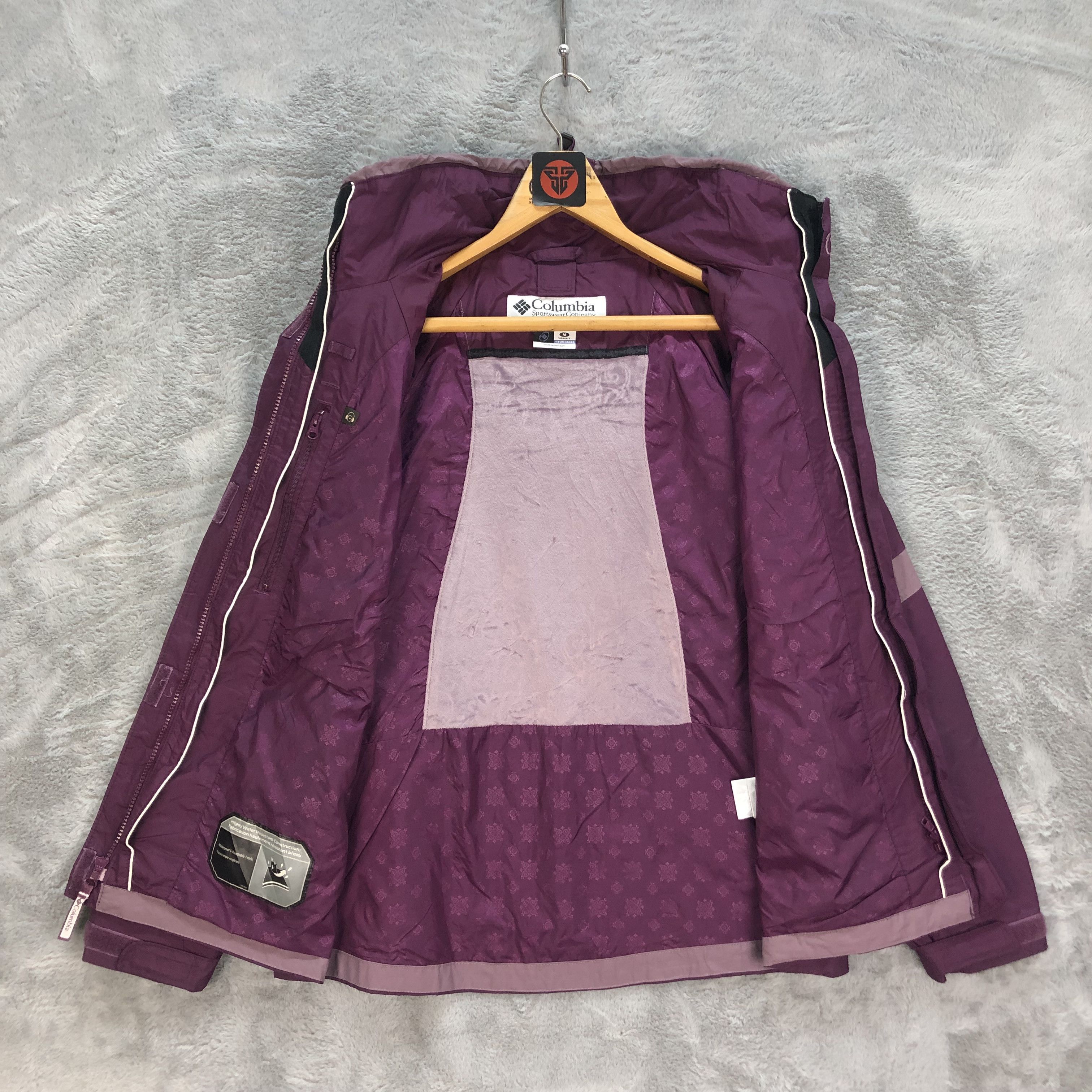 Columbia COLUMBIA SPORTSWEAR COMPANY PURPLE JACKET #6347-63 Size M / US 6-8 / IT 42-44 - 7 Thumbnail