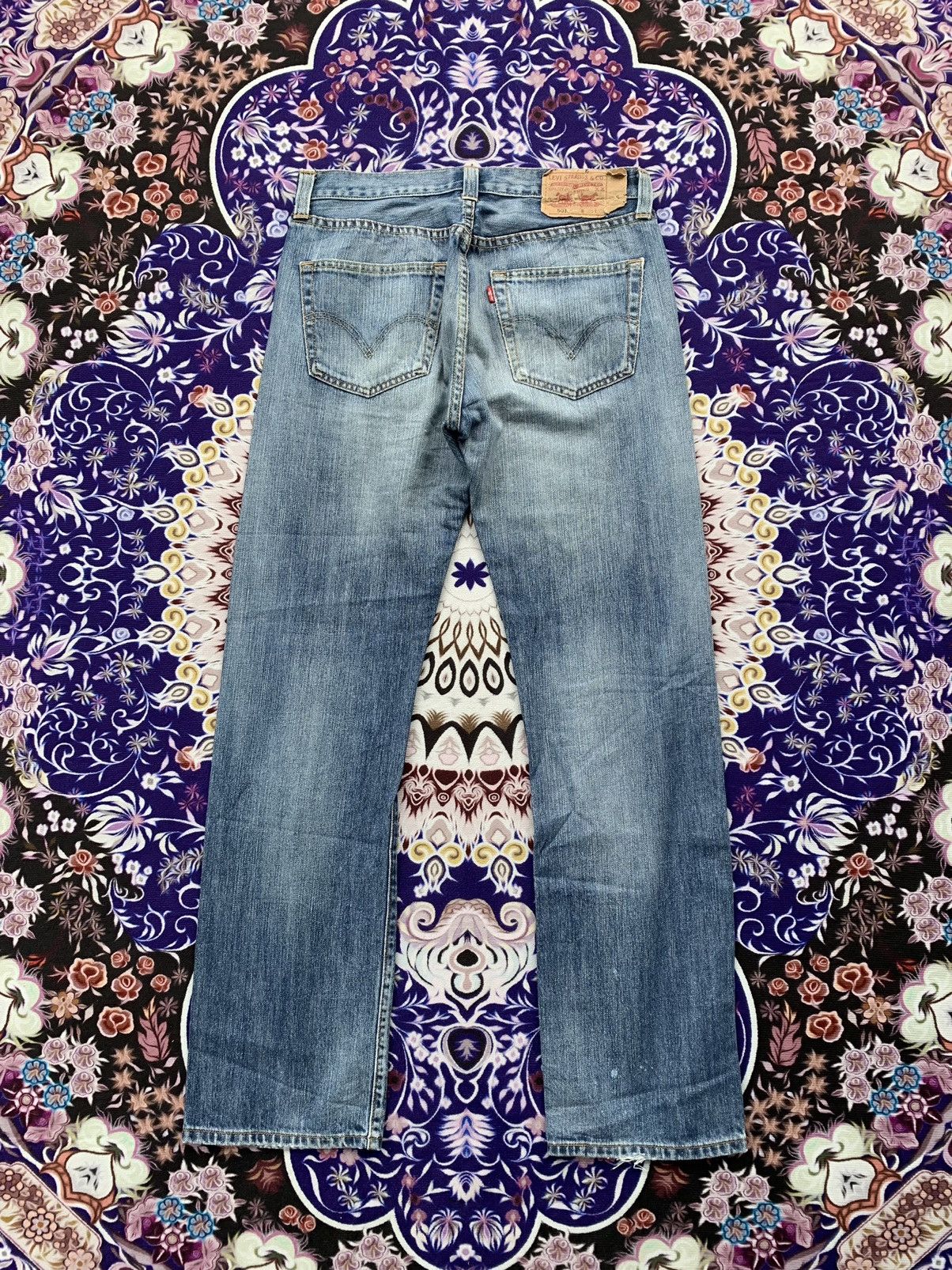 Other Faded Vintage Levis 501 e Blue Buttonfly Size US 32 / EU 48 - 8 Thumbnail
