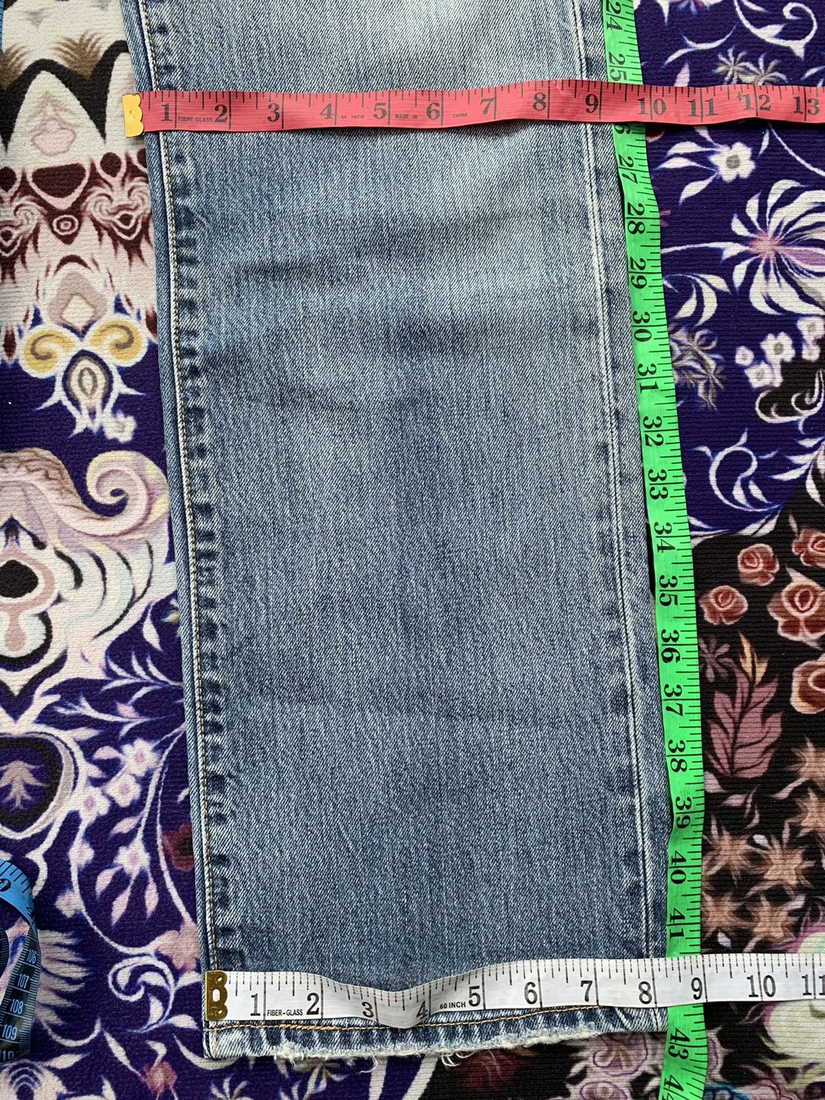 Levi's Faded Vintage Levis 501 Distresed Denim Size US 34 / EU 50 - 12 Thumbnail