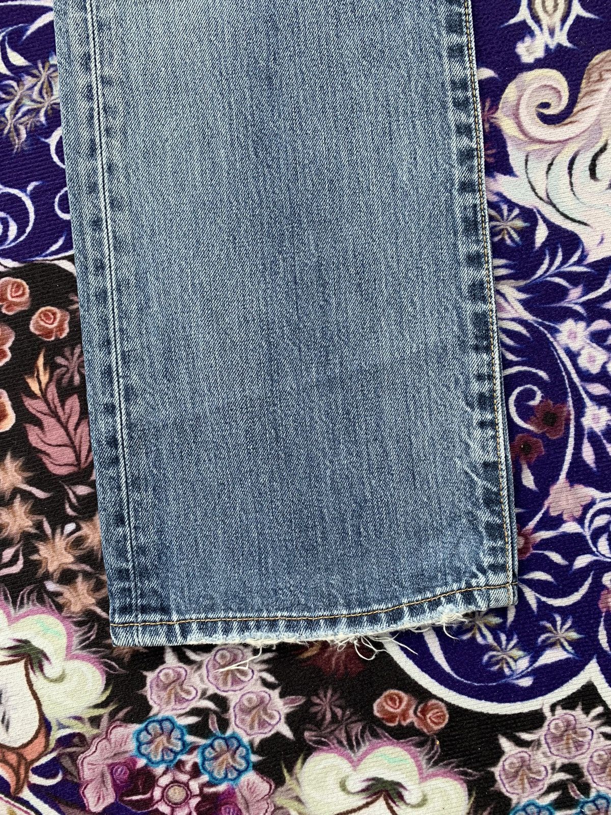 Levi's Faded Vintage Levis 501 Distresed Denim Size US 34 / EU 50 - 3 Thumbnail